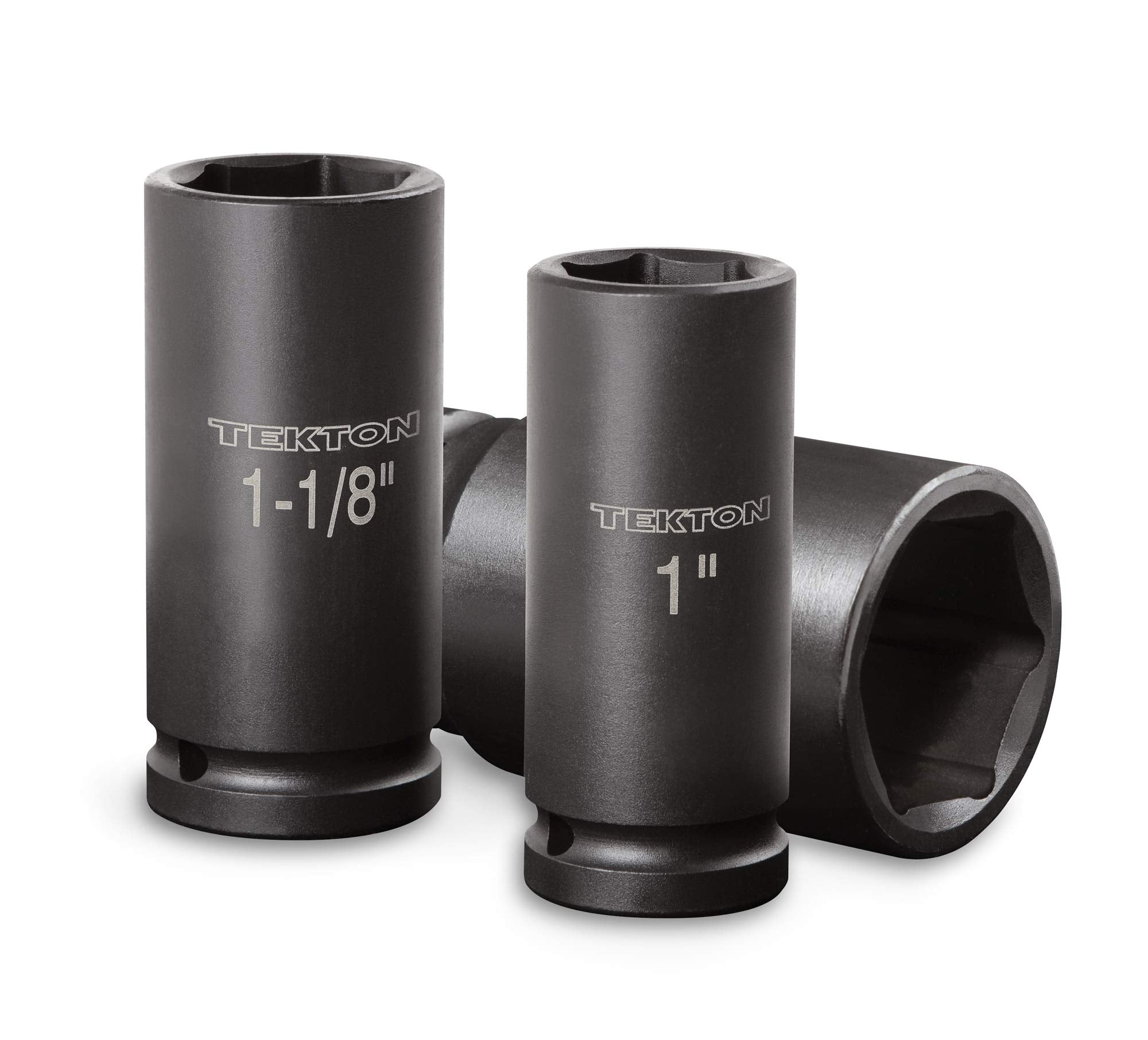 TEKTON 3/4 Inch Drive Deep 6-Point Impact Socket Set with Case, 7-Piece (13/16-1-1/2 in.) | 4890