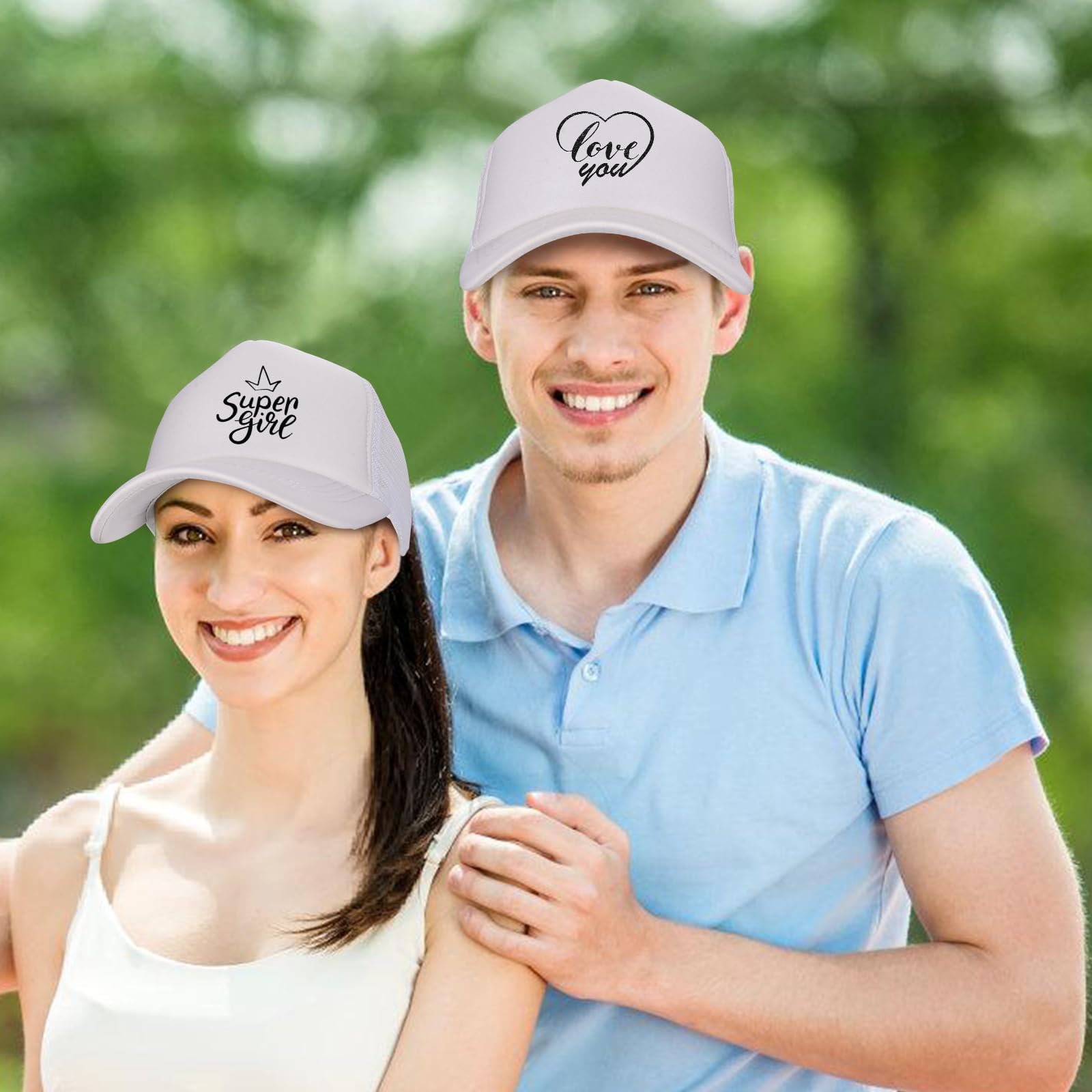 Ultrafun 10 Pack Trucker Hat Mesh Sublimation Blank Hats Adjustable Baseball Caps Hats for Men Women