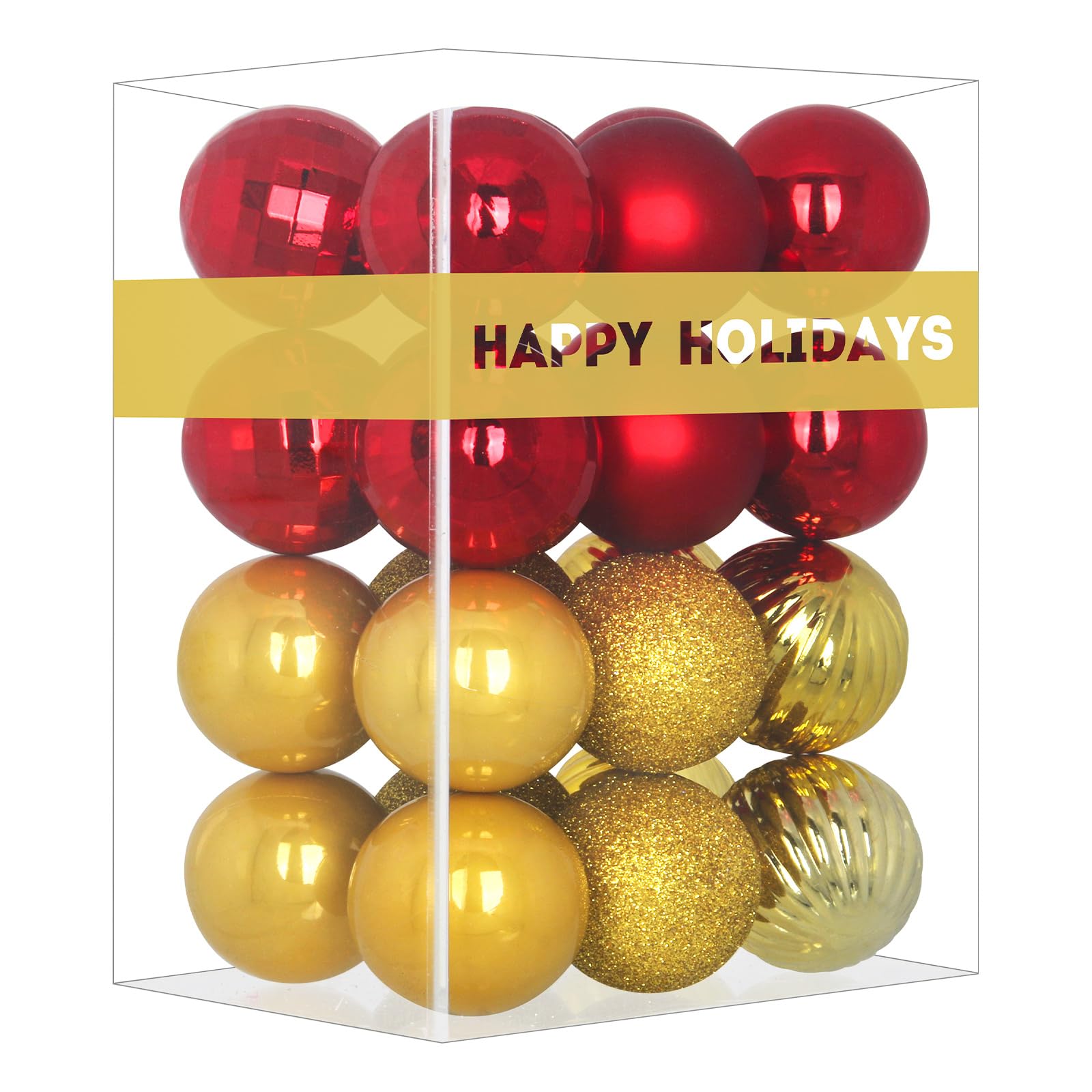 Bubblegun Pink 1.6" Small Christmas Balls Christmas Tree Decoration Ornaments Shatterproof Hanging Balls for Birthday Halloween Holiday Wedding Decorations Set of 12pcs