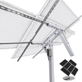 ECO-WORTHY 1200W Solar Tracker System: 6pcs 195W Monocrystalline Solar Panels, Dual-Axis Solar Tracking Kit with Tracker Controller for Shed Farm Yard Hut Field and Any Off-Grid