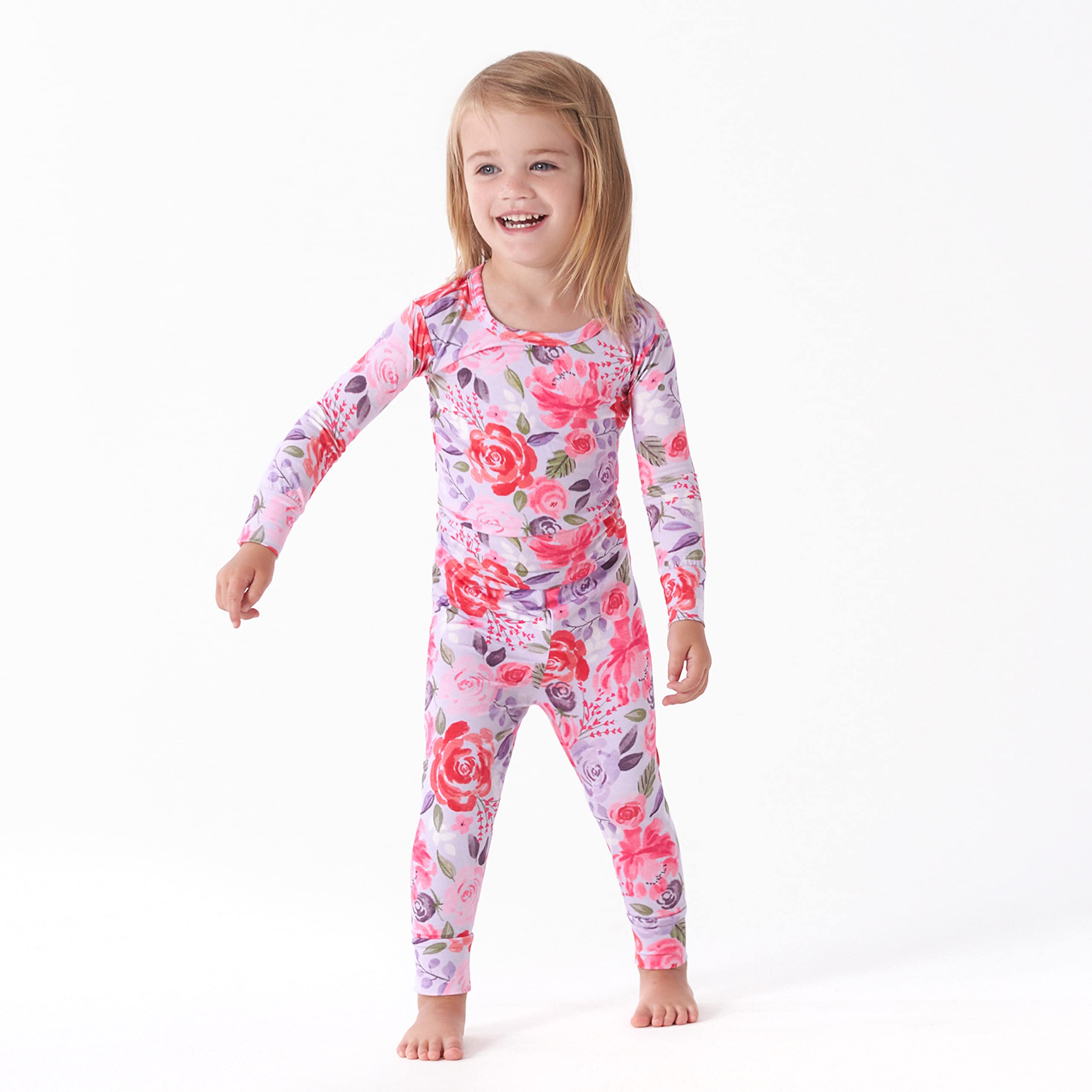 Gerber Unisex Baby Toddler Buttery Soft 2-Piece Snug Fit Pajamas with Viscose Made from Eucalyptus