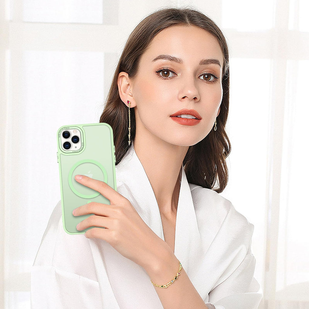 BENTOBEN for iPhone 11 Pro Case 2019 [Compatible with Magsafe] Translucent Matte Magnetic Phone Case iPhone 11 Pro 5.8" Slim Thin Shockproof Bumper Women Men Protective Cases Cover, Black