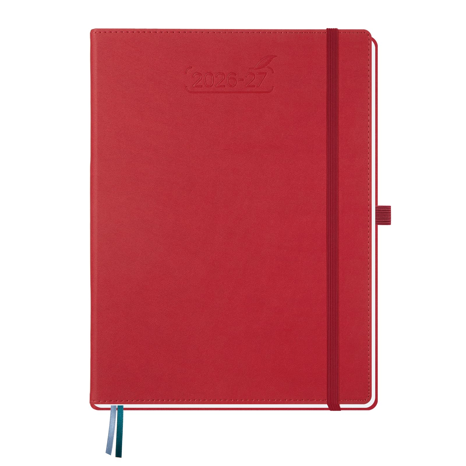 BEZEND Pocket Planner 2026-2027 Weekly and Monthly (3.5" x 6") 18 Months Small Academic Calendar (Jul 26-Dec 27) Ideal for Students, Work & Home, Storage Pocket, PU Leather Hardcover -Black