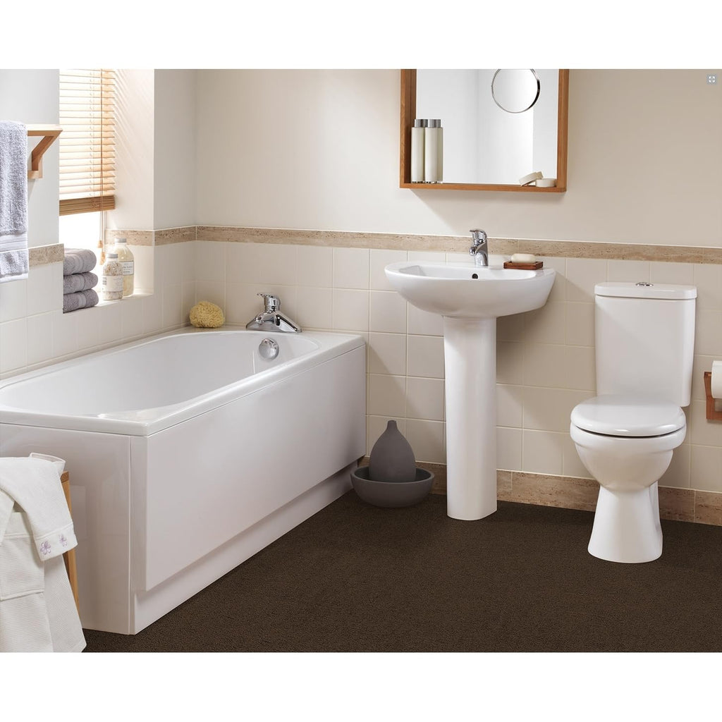 Garland Rug Room Size Bathroom Carpet, 5-Feet by 6-Feet, Basin Blue