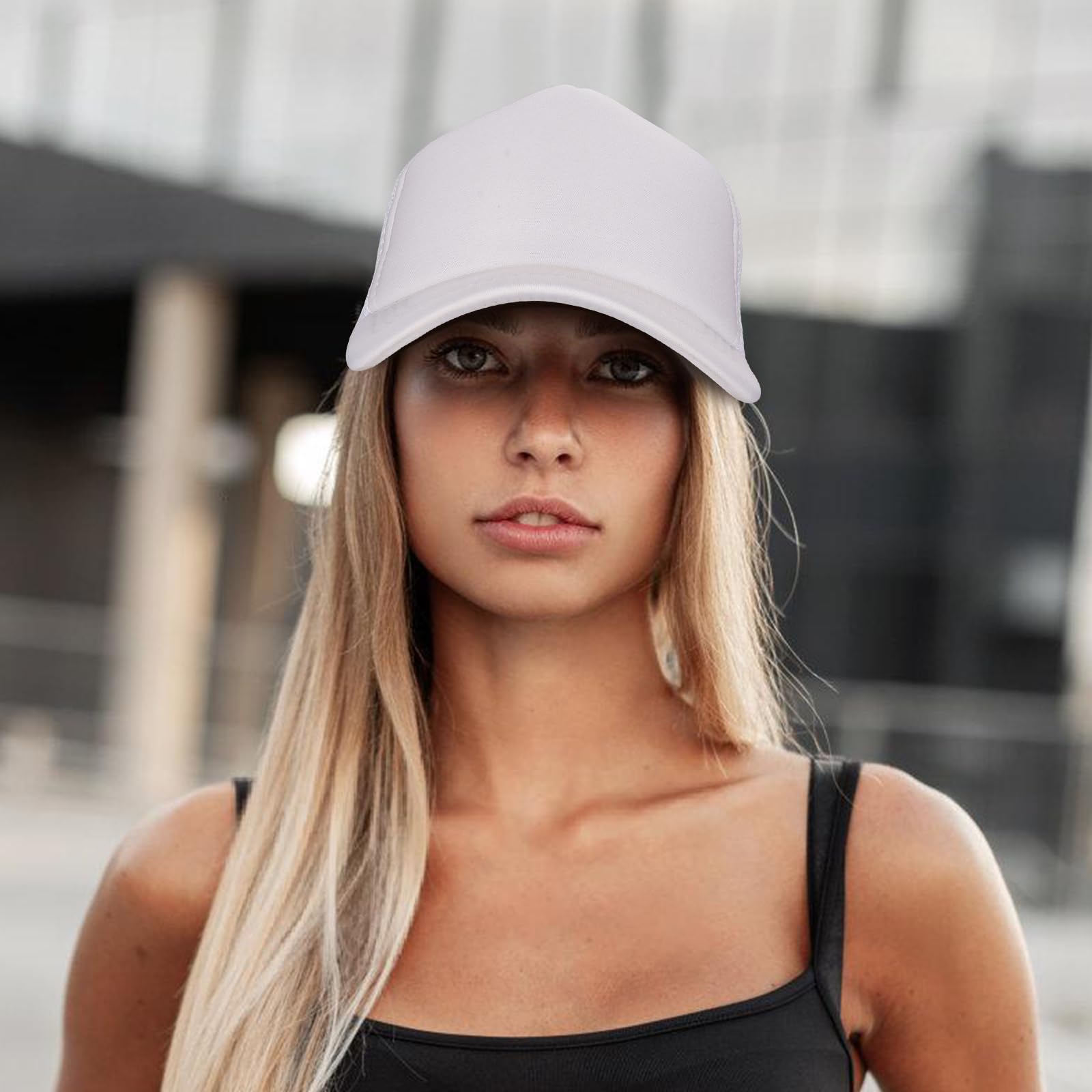 Ultrafun 10 Pack Trucker Hat Mesh Sublimation Blank Hats Adjustable Baseball Caps Hats for Men Women