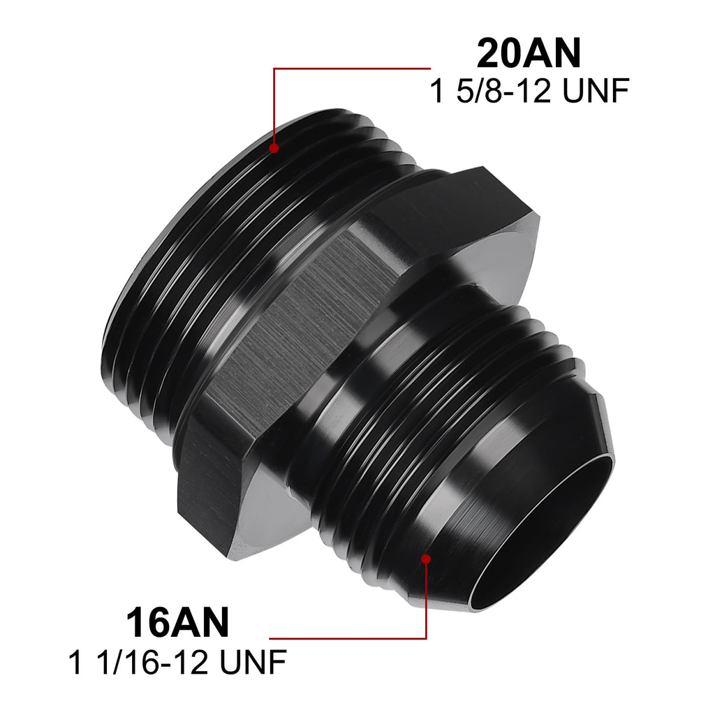 EVIL ENERGY 3AN Flare to AN3 ORB Male O-Ring Fitting Adapter