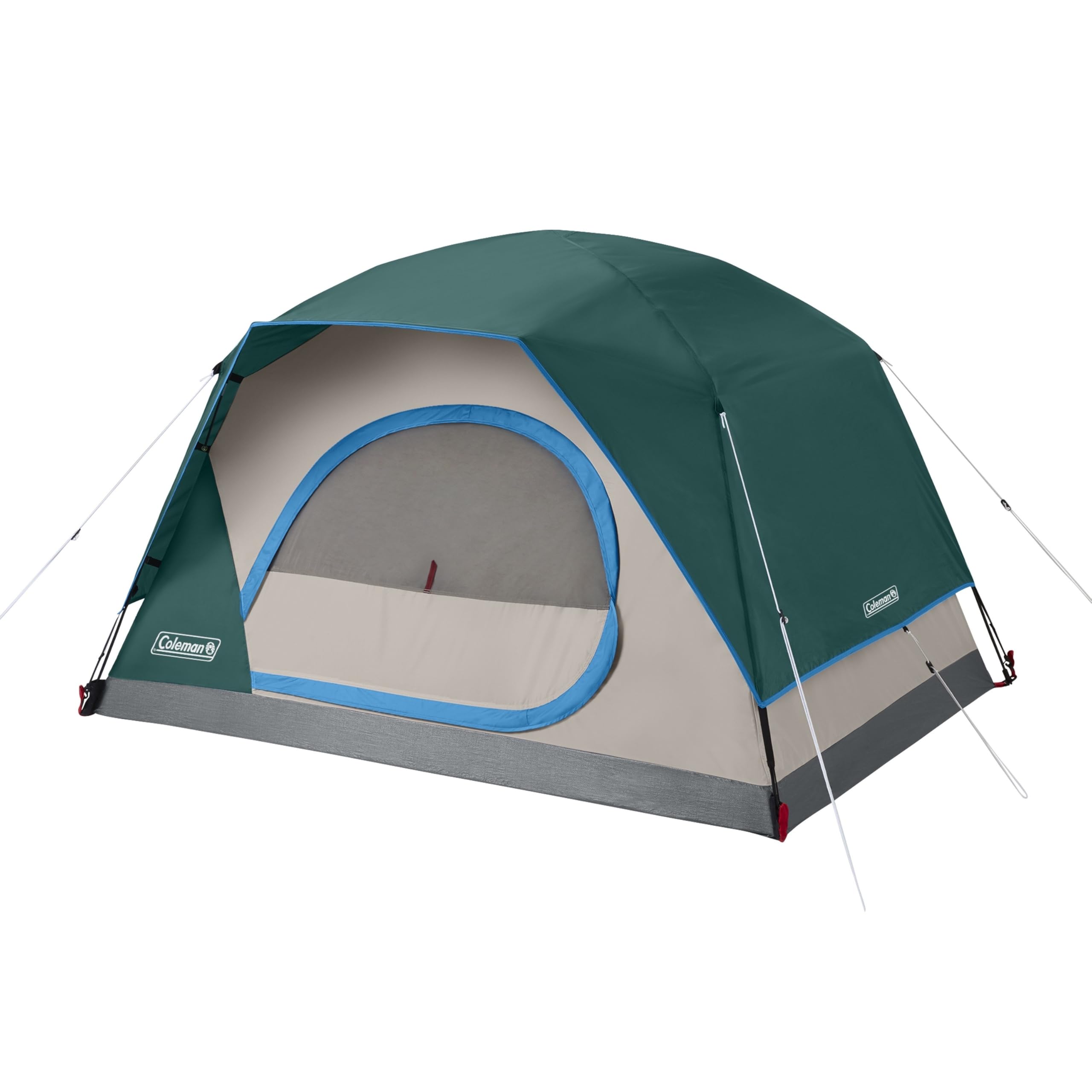 Coleman Skydome Camping Tent with 5 Minute Setup, 2/4/6/8 Person Weatherproof Tent with Rainfly & Carry Bag, 20% More Headroom Than Traditional Canopies