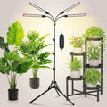 2Pack Small Clip Grow Lights for Indoor Plants, Bonsai, Mini Full Spectrum Pot Plant Grow Light, 4/8/12/16/20H Timer, 9 Watt Power Draw, NO Need Adapter