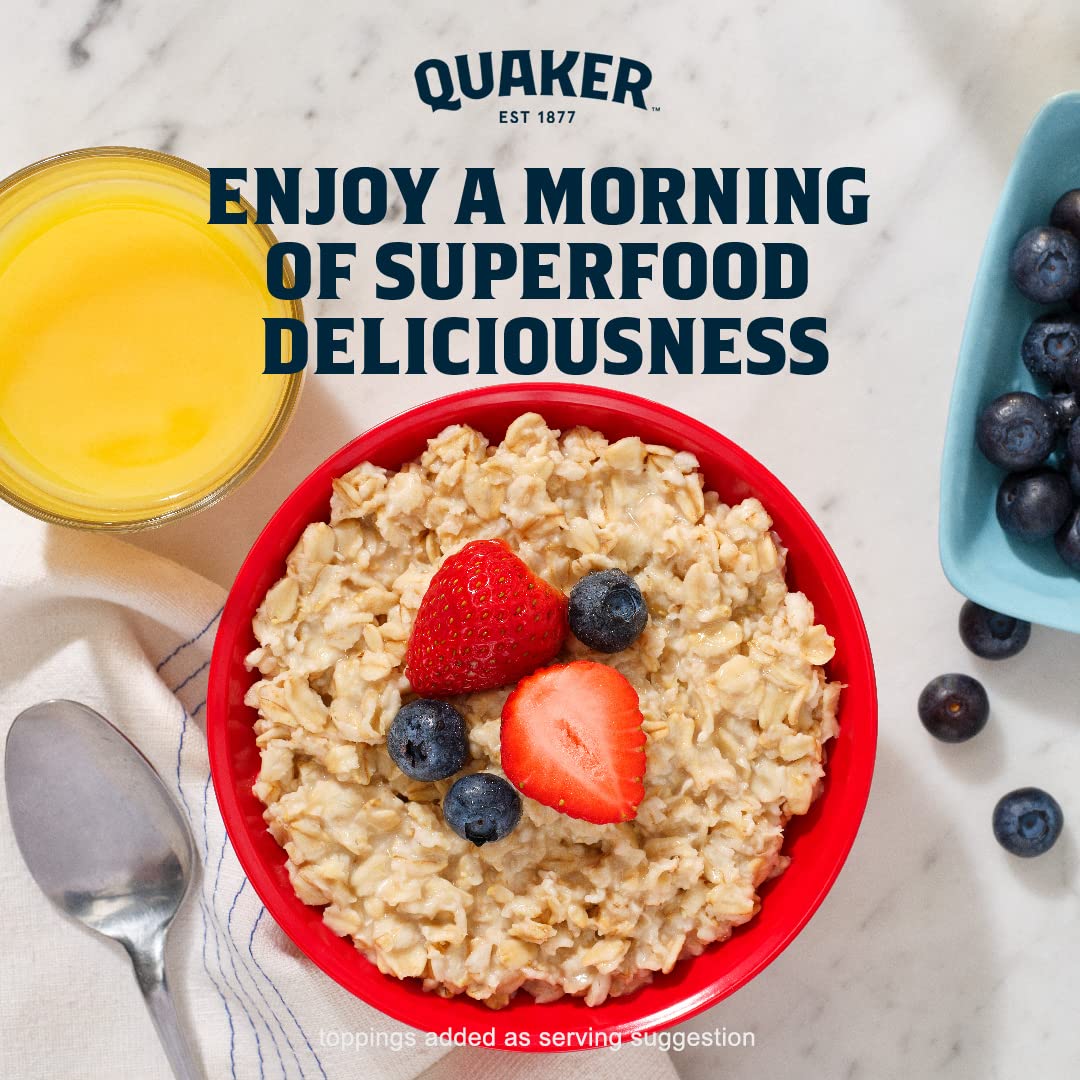 Quaker Immunity Instant Oatmeal, 3 Flavor Variety Pack, Good Source of Vitamins C, D, & Zinc, Whole Grains, No Artificial Flavors, No Colors from Artificial Sources, 1.41 oz Packets, (32 Pack)