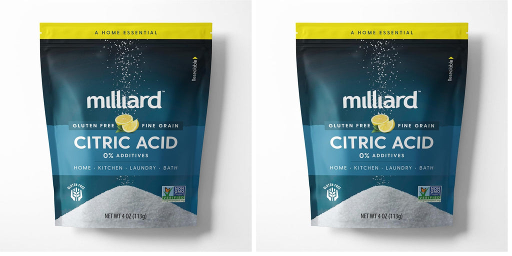 Milliard Citric Acid 1 Pound - 100% Pure Food Grade Non-GMO Project Verified (1 Pound)