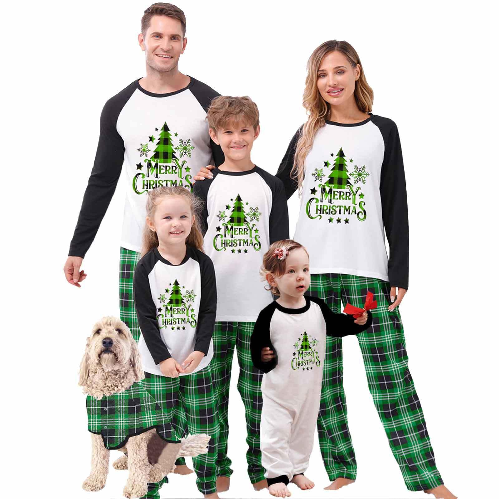 VS&LLWQ Christmas Family Matching Pajamas Set, Bestselling Christmas Pajamas, Matching Family Pjs Xmas Jammies Sleepwear