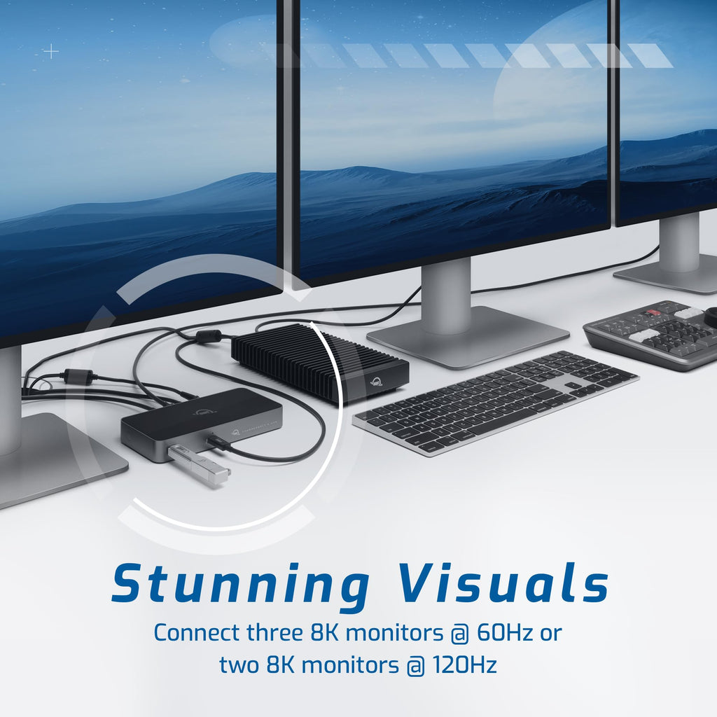 OWC Thunderbolt HUB with 4 X Thunderbolt 4 and 1 X USB-A