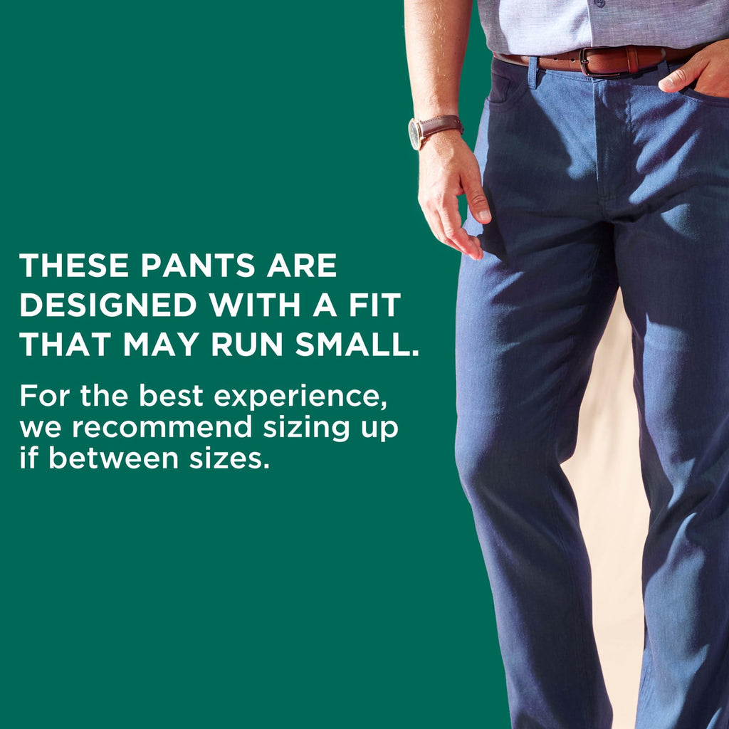 Cubavera Men's Flat Front Linen Blend Dress Pant (Waist Size 30 - 54 Big & Tall)