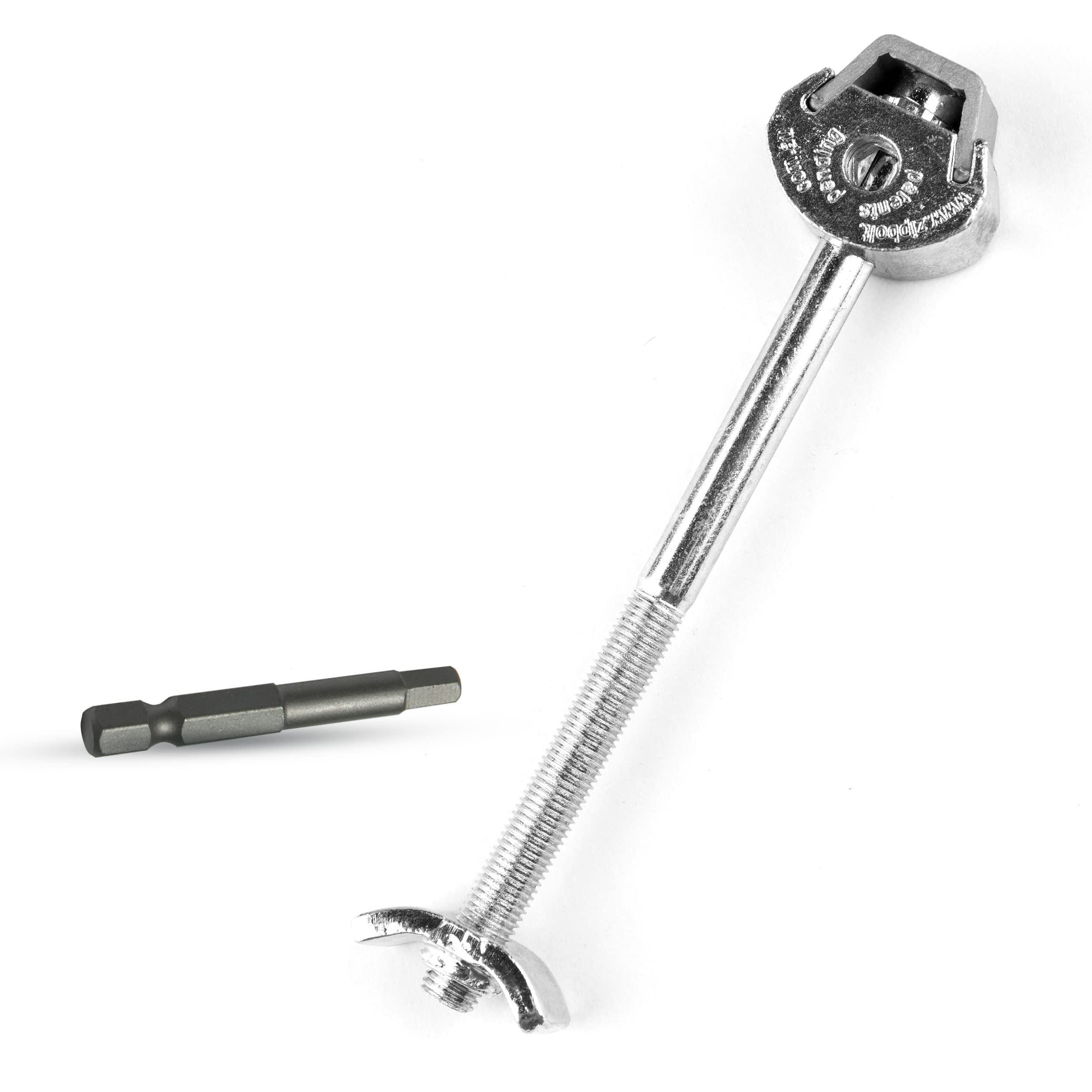 Zipbolt 10.800 Countertop Miter Connector — 20 Piece Joint Fastener Drawbolt Pack with 5mm Hex Bit for Joining Countertops, Butcher Blocks, Furniture, and More - Single-Handed Tightening