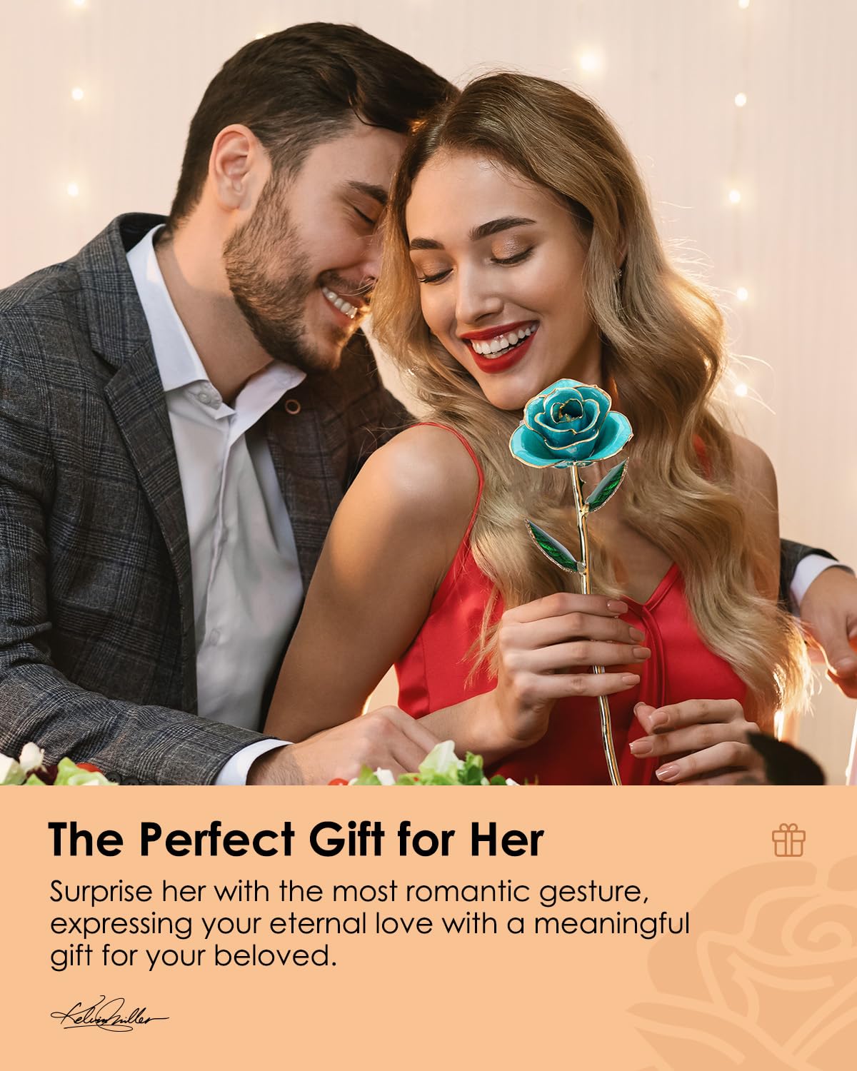 24K Gold Dipped Real Rose – Handcrafted, Bold, One of a Kind – Romantic Gift for Her – Ideal for Birthday, Anniversary, Mother’s Day, Valentine’s (Black)