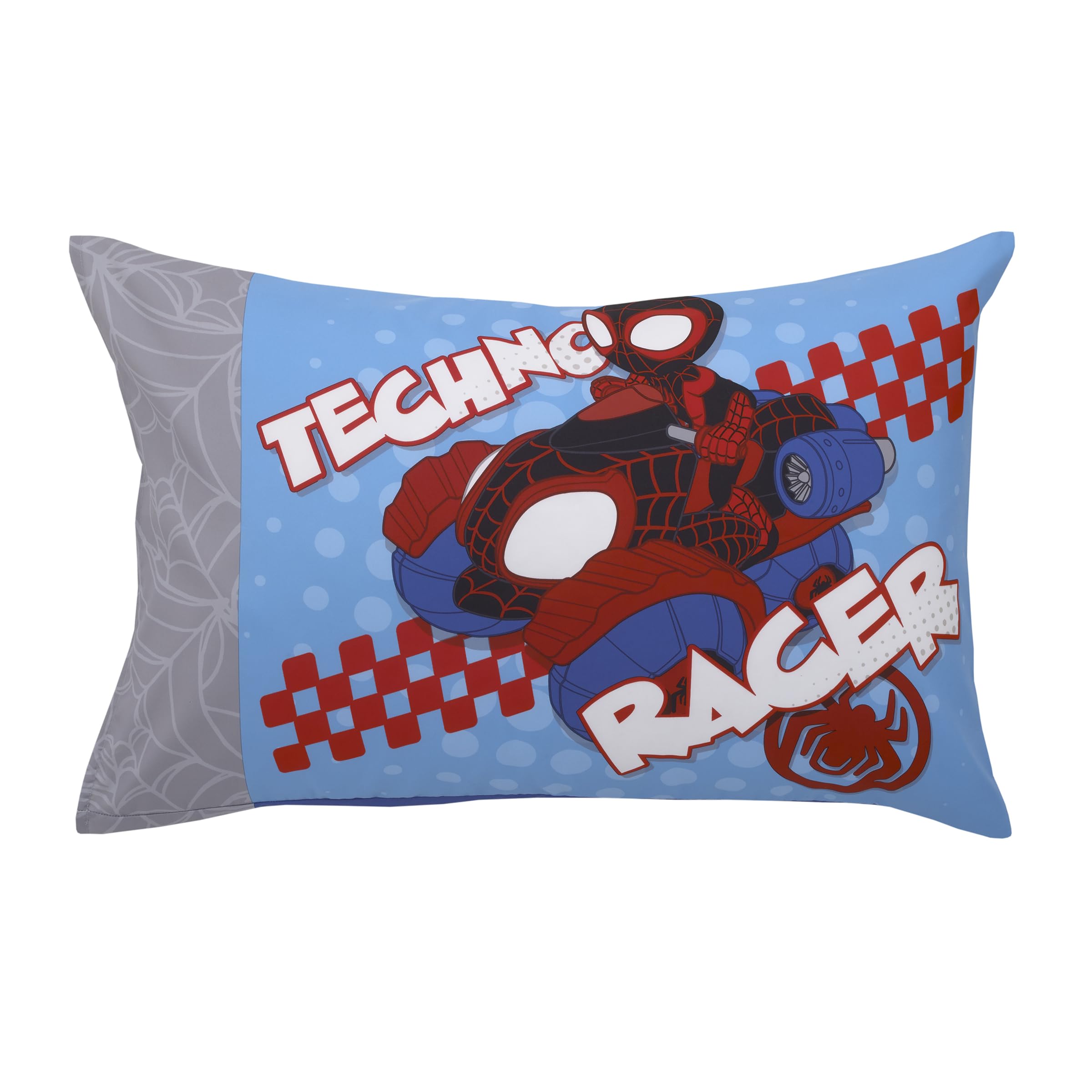 NoJo Marvel The Avengers I Am A Hero Blue, Green, Red, and Yellow 4 Piece Toddler Bed Set - Comforter, Fitted Bottom Sheet, Flat Top Sheet, and Reversible Pillowcase