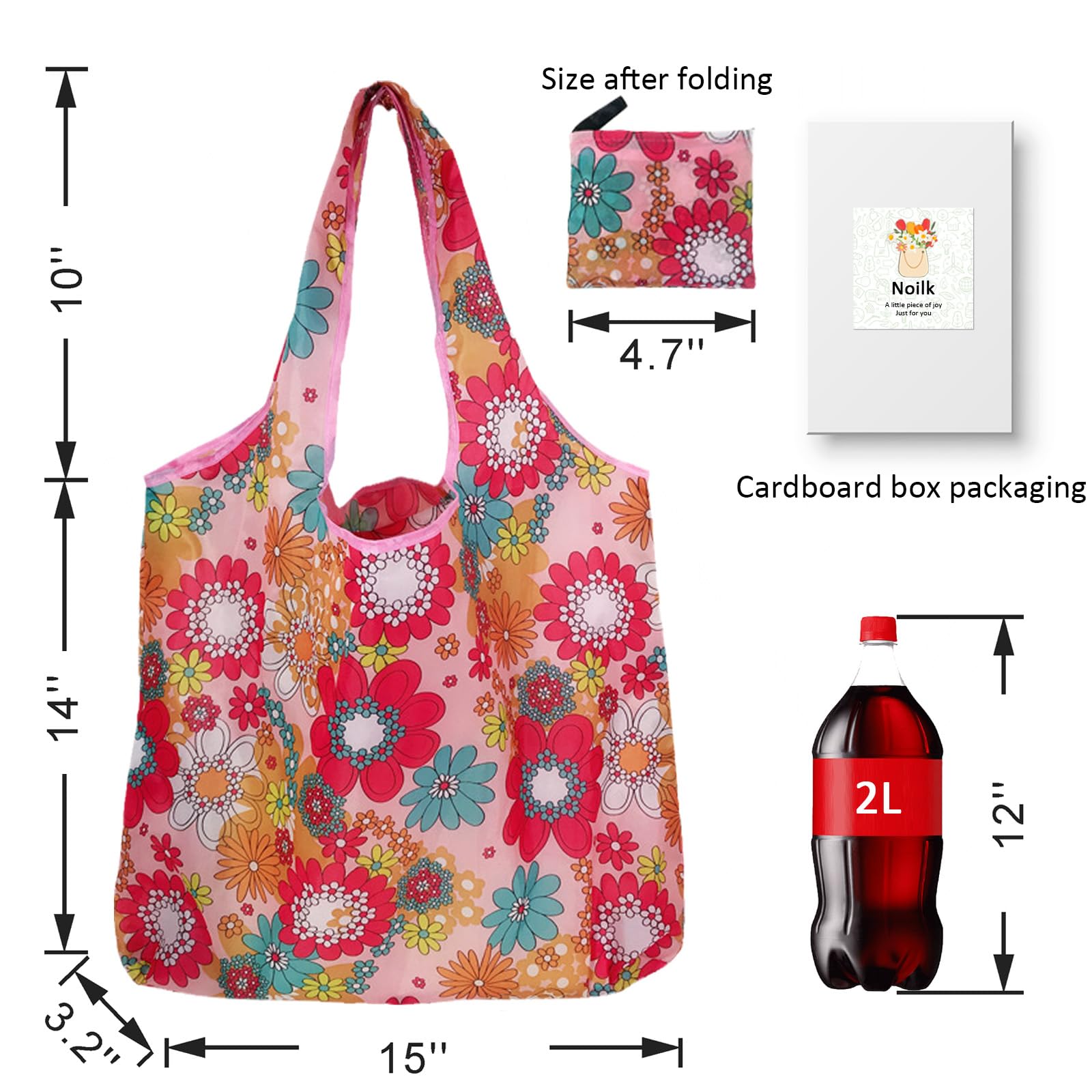 Bolsas de compras reutilizables para comestibles, paquete de 4 de 50 libras bolsas plegables grandes y lavables para mercado, compactas para un fácil almacenamiento, bolsas de tela ligeras y