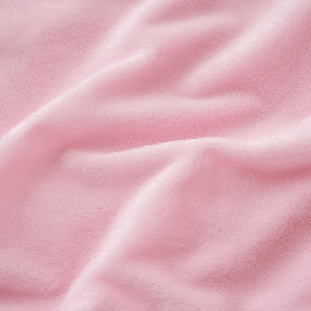 ANRODUO Pack of 2 Baby Pink Throw Pillow Covers Luxury Fluffy Pillows Faux Fur Decorative Pillows Plush Cushion Case Fuzzy Mongolian Merin Style for Bed Couch Sofa Living Room Summer Decor 16x16 Inch