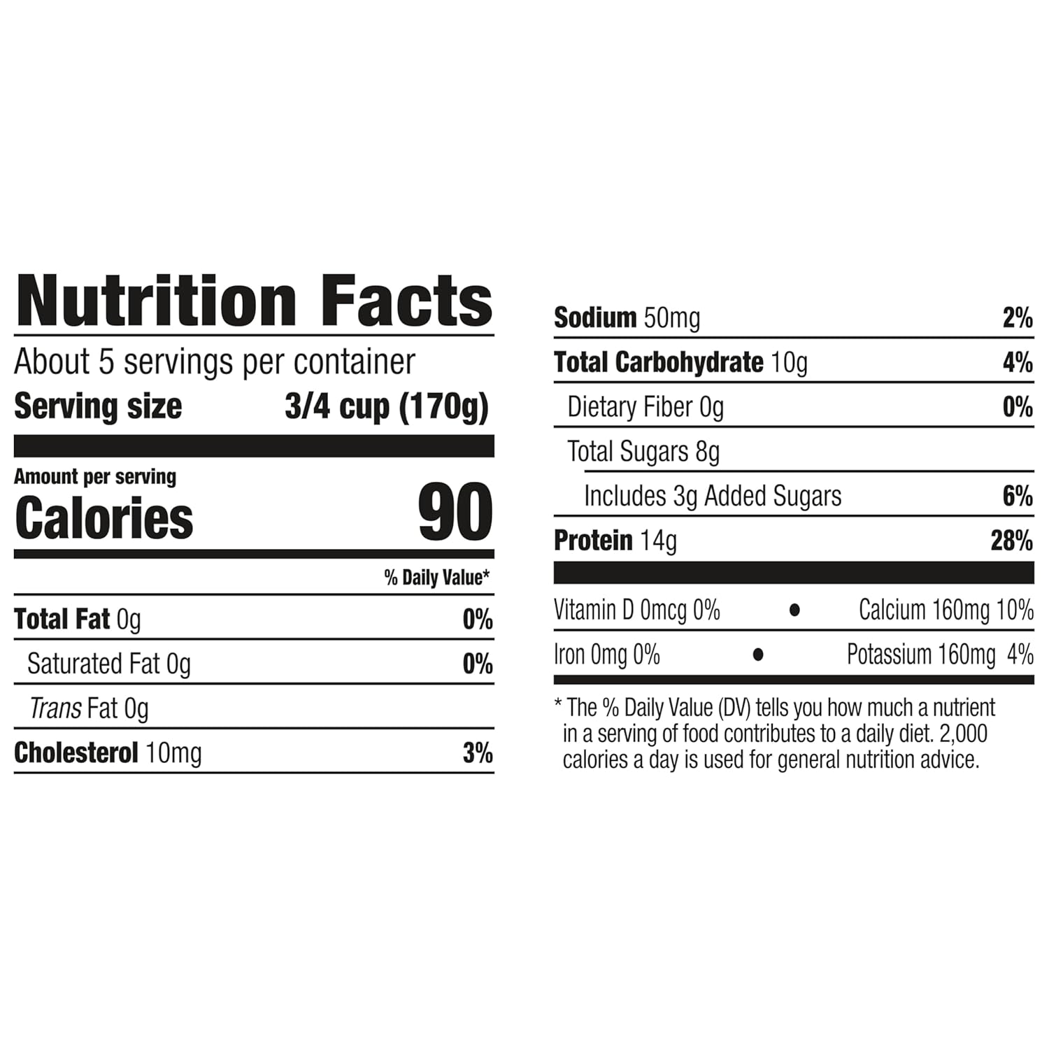 Light & Fit by Dannon Greek Nonfat Yogurt, Vanilla, Gluten-Free, 32 oz.