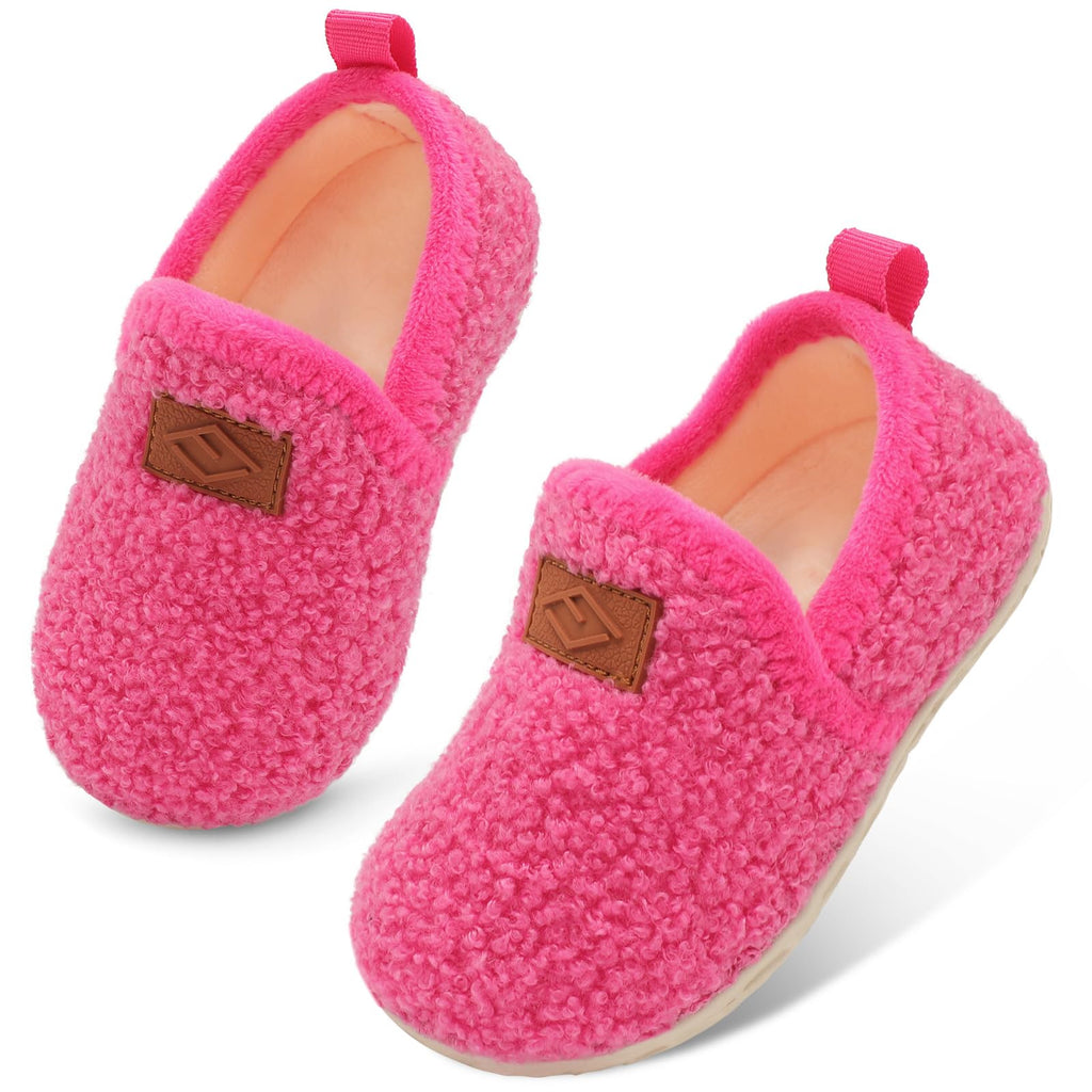 Lefflow Toddler Slippers Boys Girls House Shoes Slip on Baby Sock Shoes Lightweight Outdoor Walking Shoes