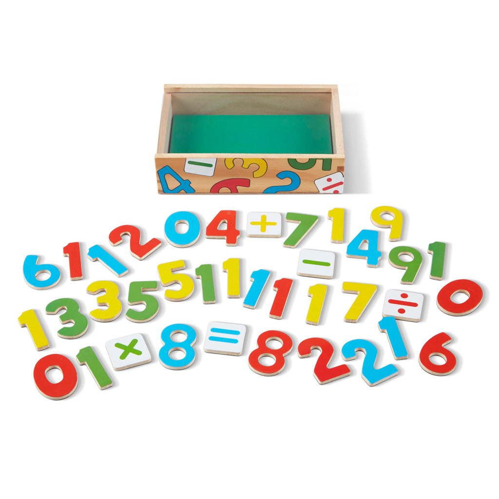 Melissa & Doug 52 Wooden Alphabet Magnets in a Box - Uppercase and Lowercase Letters