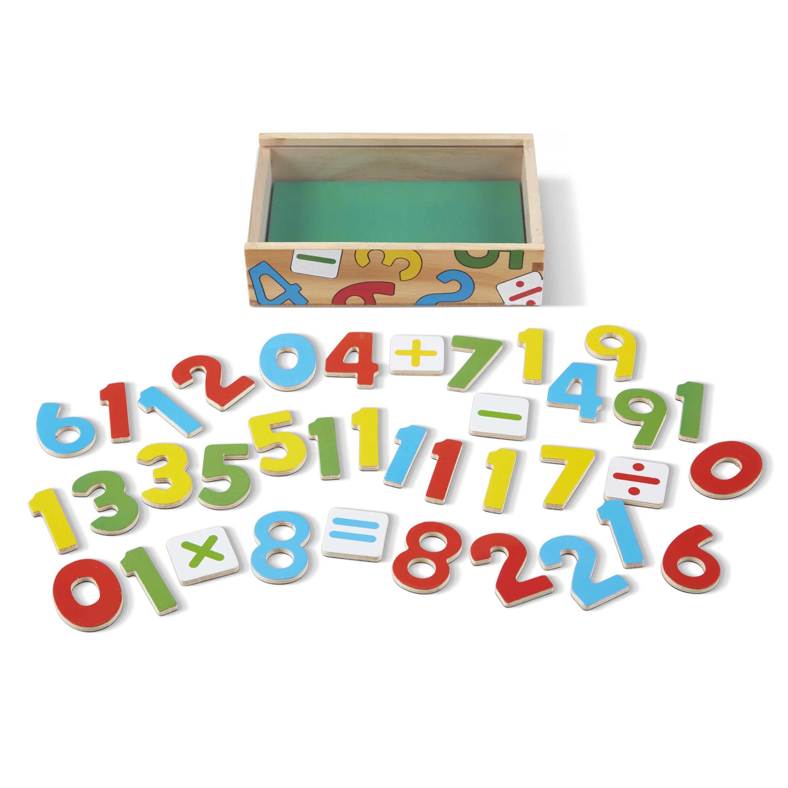 Melissa & Doug 52 Wooden Alphabet Magnets in a Box - Uppercase and Lowercase Letters