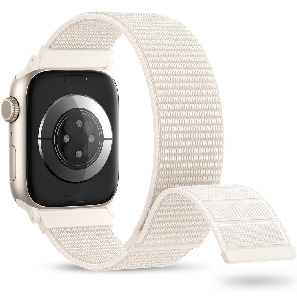 Nylon Sport Band Compatible with Apple Watch Band 38mm 40mm 41mm 42mm 44mm 45mm 46mm 49mm, Adjustable Breathable Women Men Braided Strap Loop for iWatch Series 11/10/9/8/7/6/5/SE Ultra 3/2/1