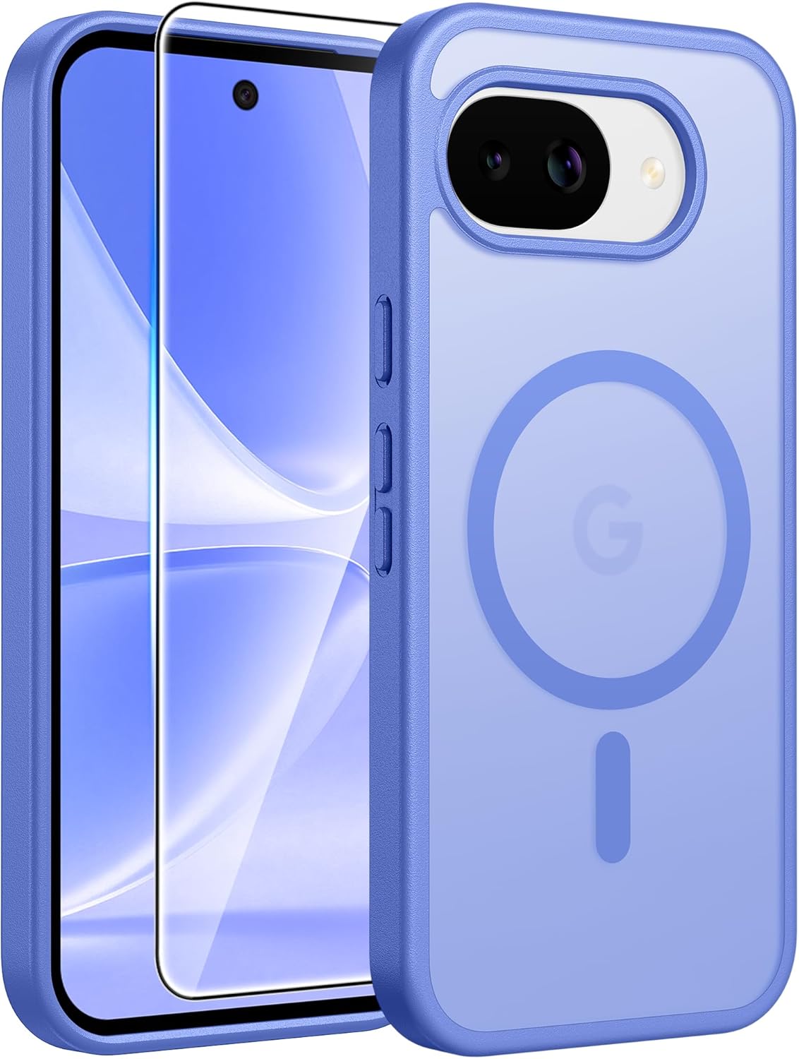 FNTCASE for iPhone 17 Case: [Compatible with Magsafe] Translucent Matte Cases with [Full Camera Protection] [Screen Protector] Military Grade Shockproof Protective Phone Cover - Light Purple