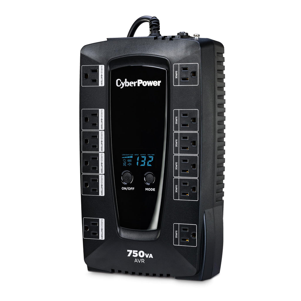 CyberPower AVRG750U AVR UPS System, 750VA/450W, 12 Outlets, Compact