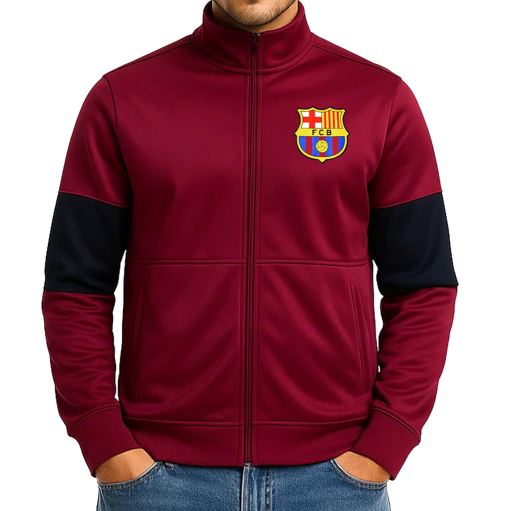 Icon Sports Officially Licensed FC Barcelona Soccer Track Jacket - Unisex Adult