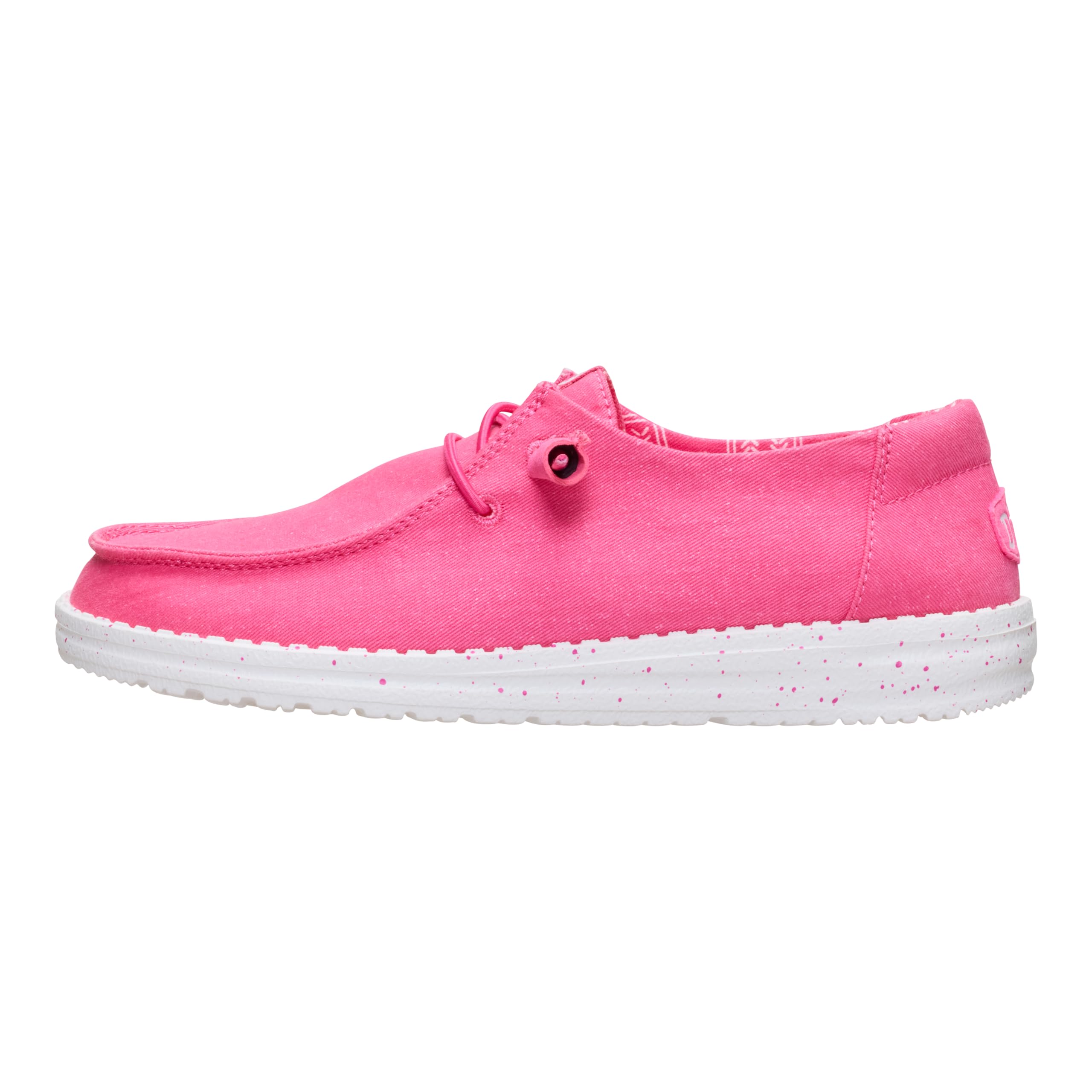 HEYDUDE Wendy Stretch Canvas Women’s Shoes, Women’s Slip-on Loafers, Comfortable & Light-Weight