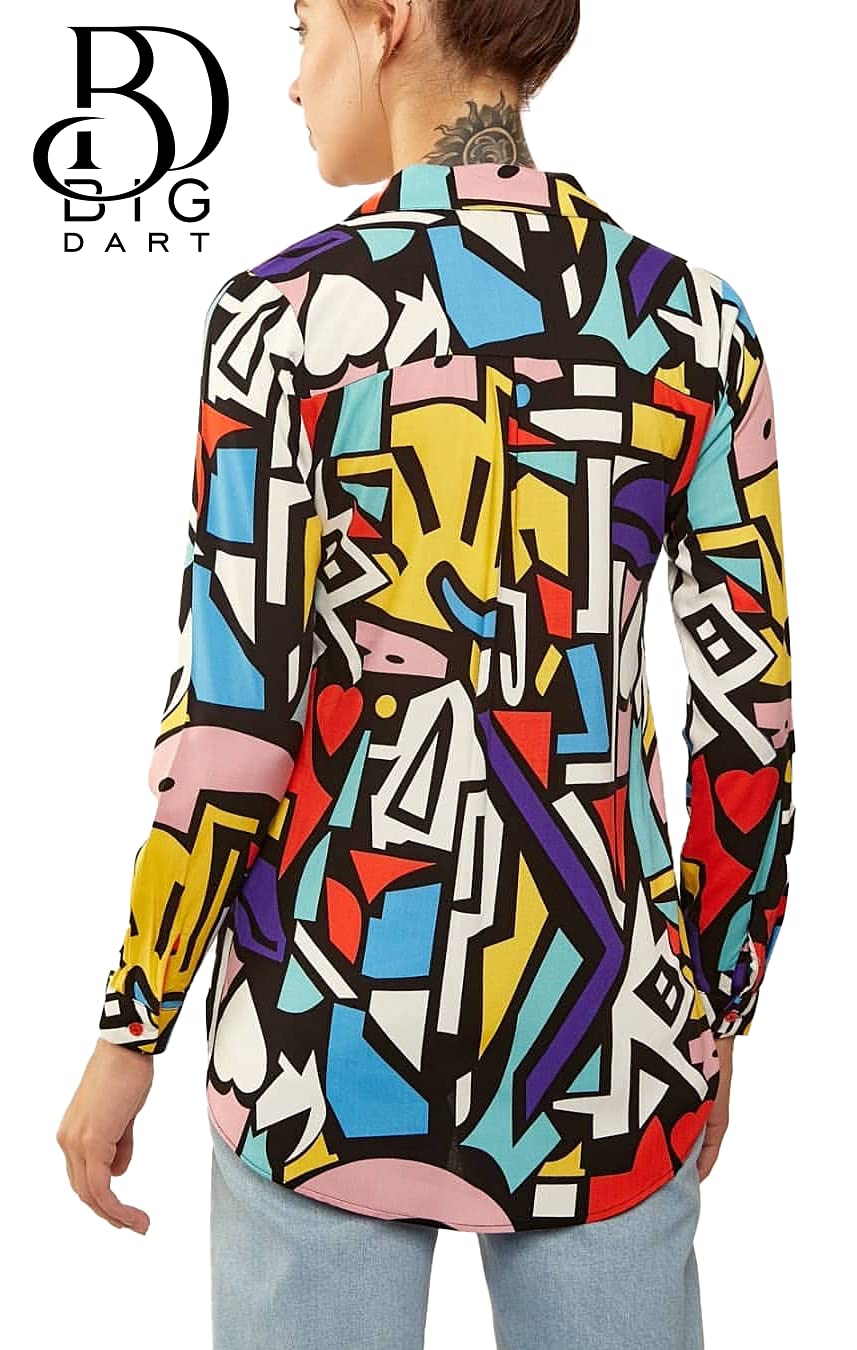 Blouses for Women Fashion, Long Sleeve Button Down Shirts Dressy Casual Tops