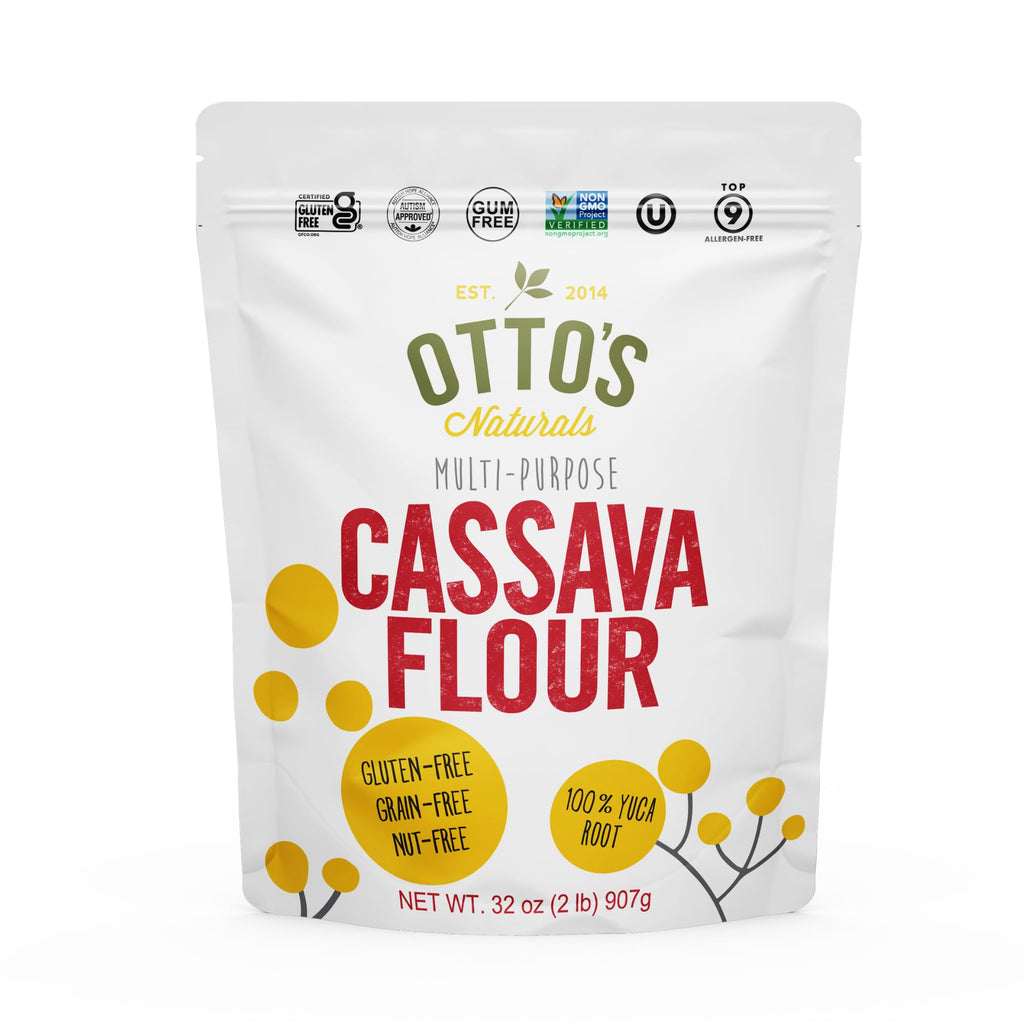 Otto's Naturals Multi-Purpose Cassava Flour, Non-GMO, Gluten-Free, Grain, Nut and Gum-Free, 1-to-1 Wheat Alternative, Paleo, AIP, 1 lb