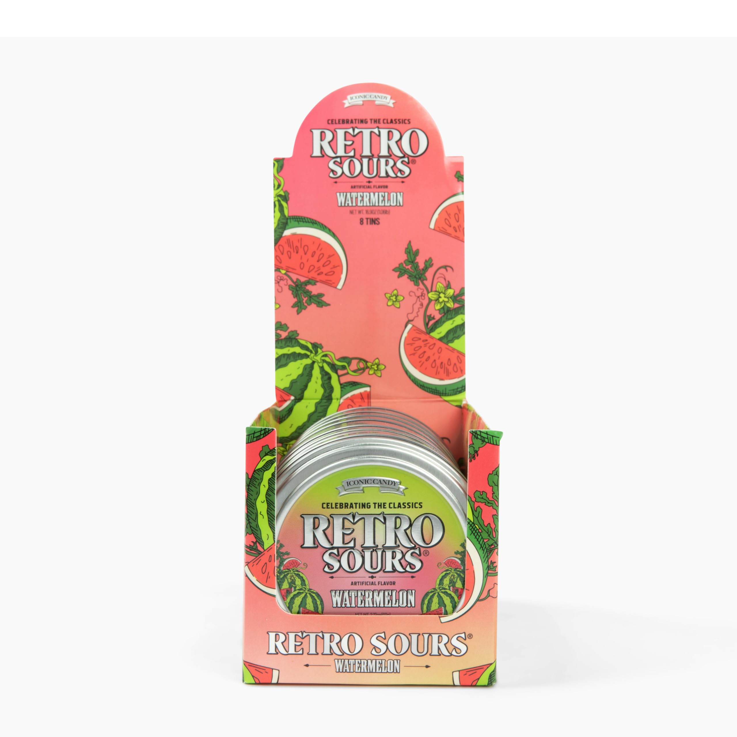 Retro Sours | Hard Tangy Candy | Brought To You By Iconic Candy (1, Red Apple)