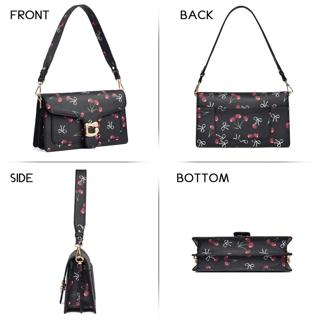 Travistar Crossbody Bags for Women Trendy - Small Cross Body Purse Shoulder Bag Leather Handbags Evening Clutch with 2 Straps | 2 detachable straps