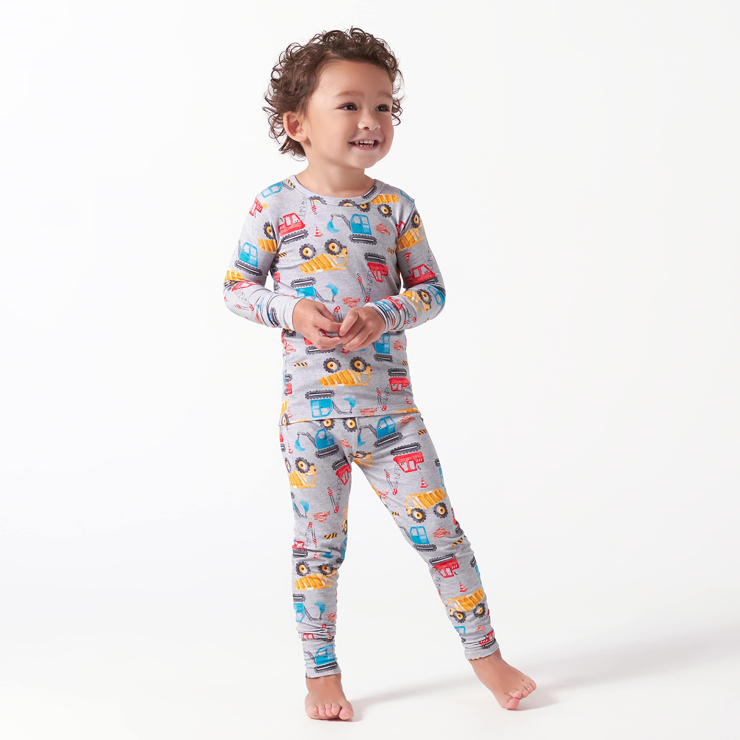 Gerber Unisex Baby Toddler Buttery Soft 2-Piece Snug Fit Pajamas with Viscose Made from Eucalyptus