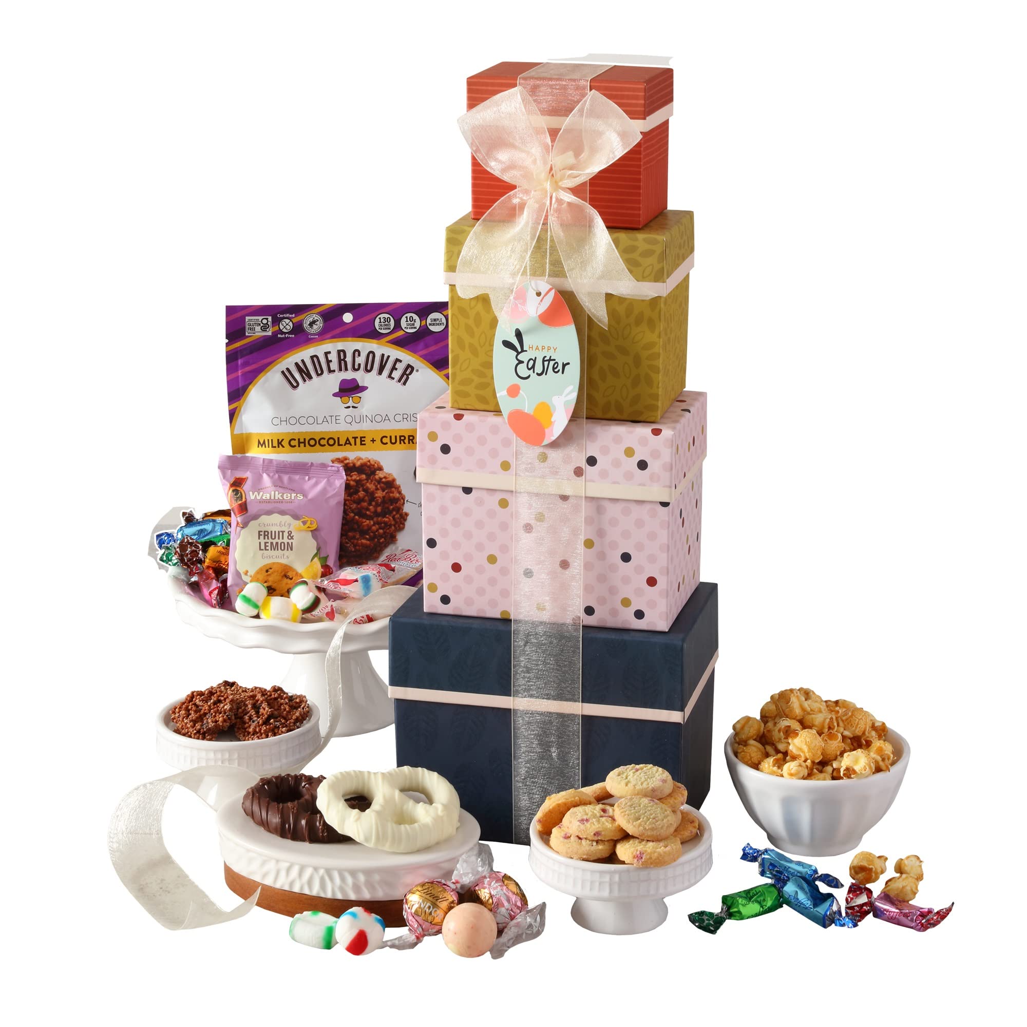 Broadway Basketeers Grand Tower Birthday Snack Gift Tower Gourmet Food Gift