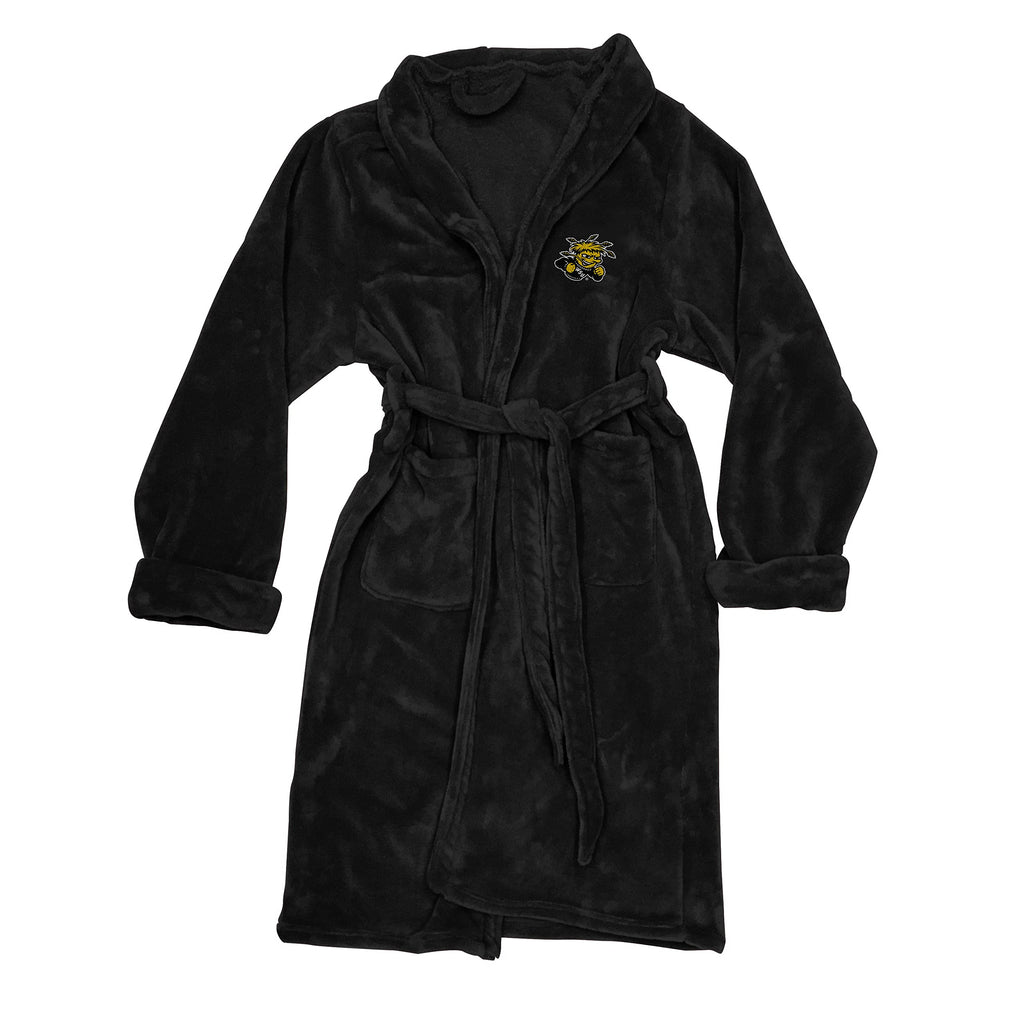 Northwest NCAA Adult Unisex Silk Touch Bathrobe, Officially Licensed Loungewear, Soft Plush Polyester