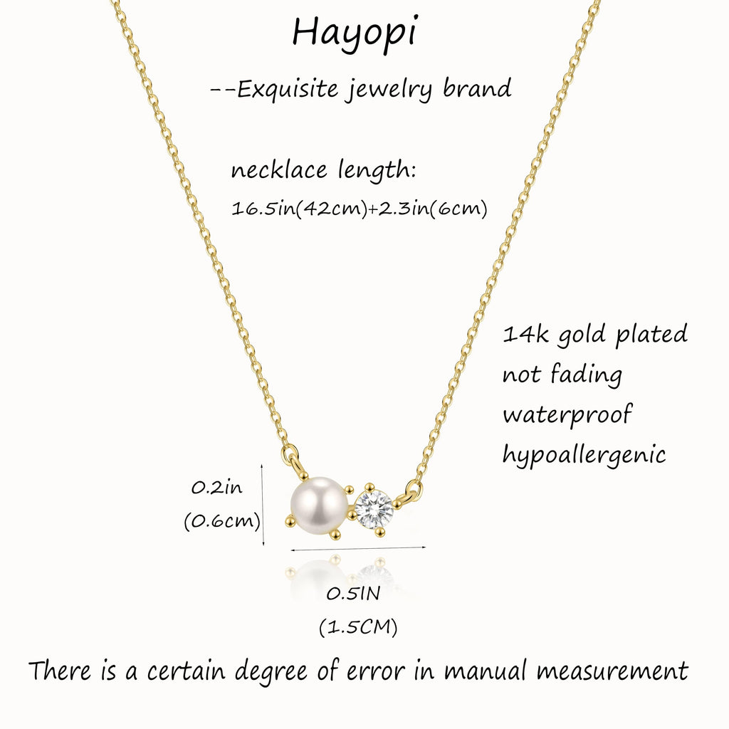 Pearl Necklace for Women Trendy,14k Gold Plated Necklace Dainty Wedding Necklace Small Cute Choker Necklace Gold Prom Drop Necklace Vintage Waterproof Jewelry for Women Prom Jewelry Fashion Gifts
