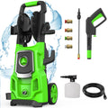5500PSI Max Wall-Mounted Pressure Washer, Electric Pressure Washer, Remote Controlled Power Washer with 100ft Replaceable & Retractable Reel, Wall Hanging Pressure Washer