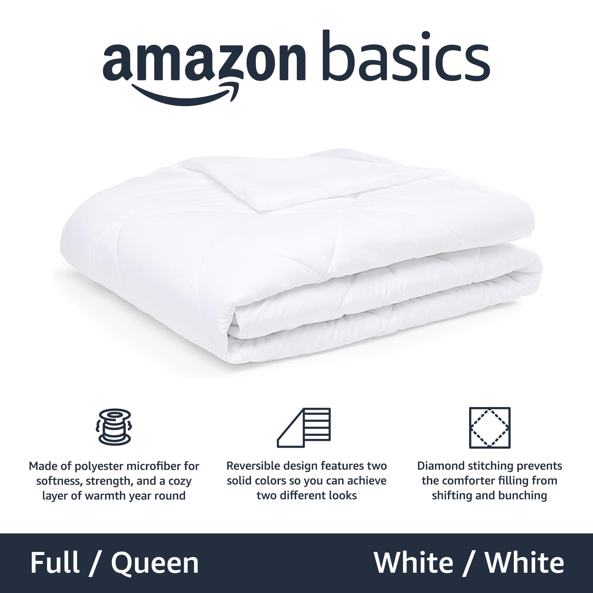 Amazon Basics Reversible Lightweight Microfiber All Season Comforter Blanket, Twin/Twin XL, Burgundy/Grey (Pack of 2)