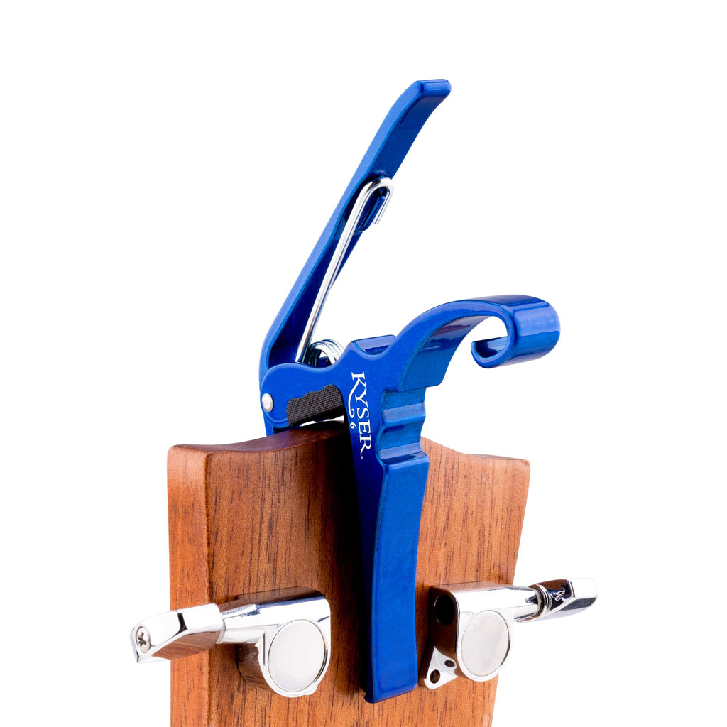 Kyser Musical Products Quick-Change Guitar Capo, KG6ABA, Abalone - For 6-String Acoustic Guitars, Made in USA, Quality, Strong, Lightweight, Quick & Easy Key Changes, Innovative, Perfect Fit