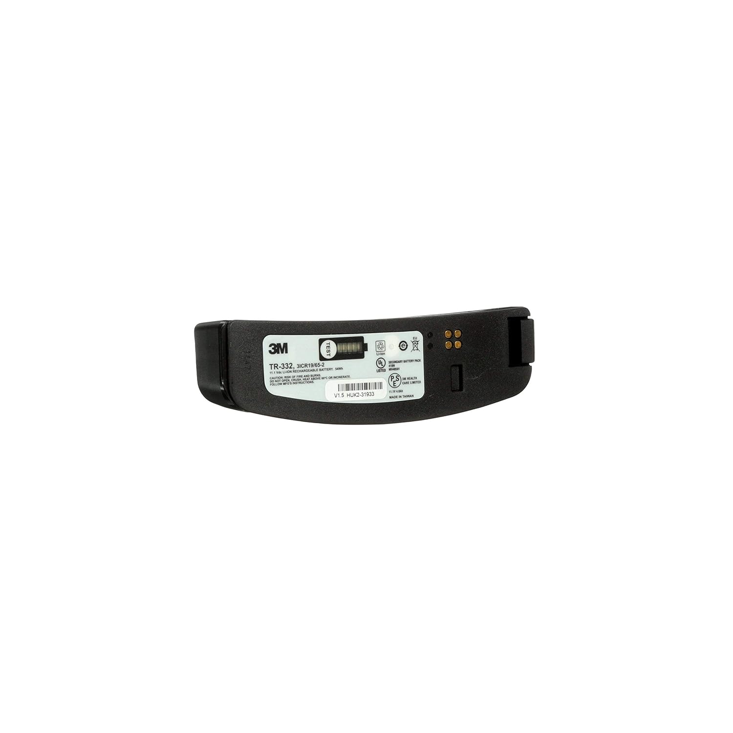 3M Versaflo 17364-case High Capacity Battery TR-332, for Versaflo TR-300 PAPR Black