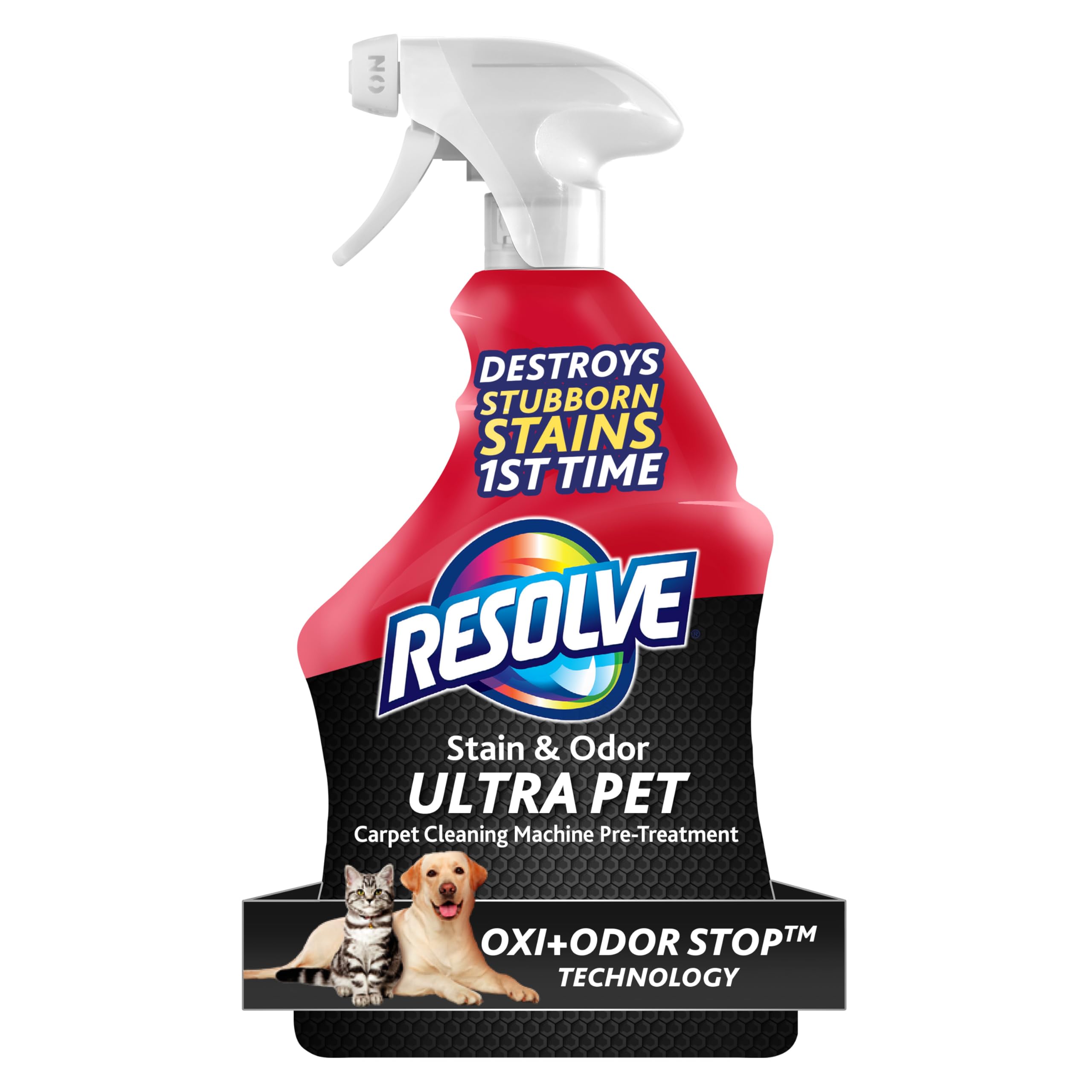 Resolve Ultra Pet Carpet Cleaner Spray – for Removal of Pet Stains & Odors, 32oz | Removes Pet Stains & Odors