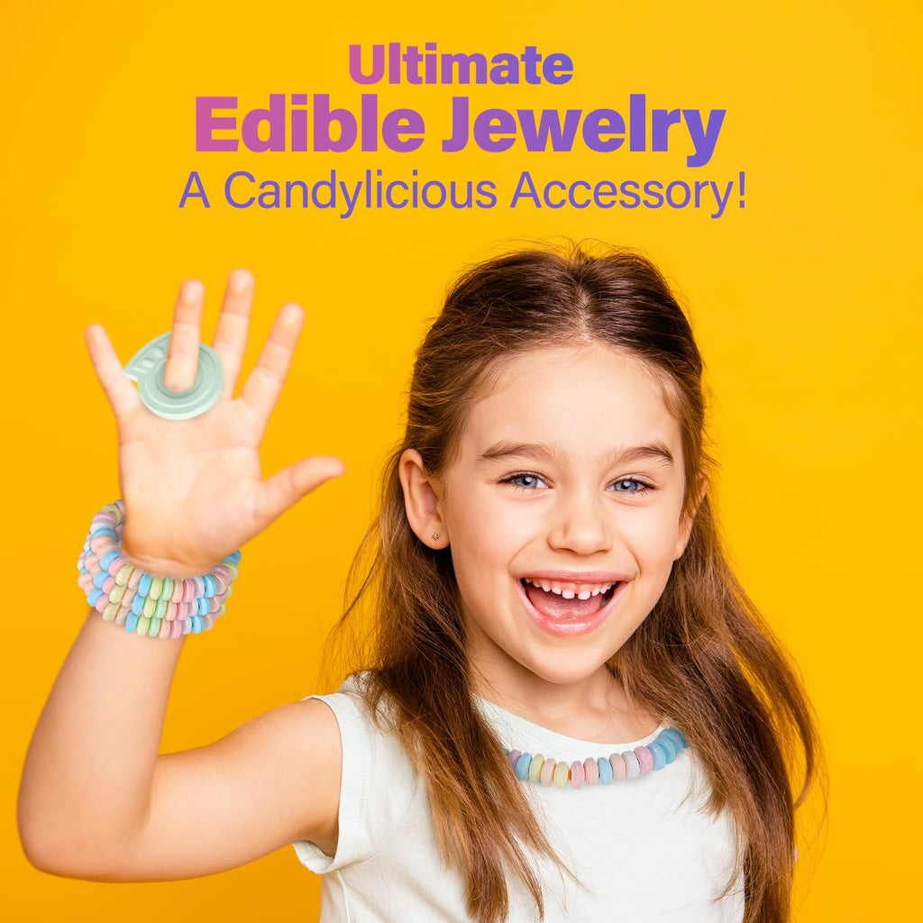 Fresh Finest 48-Count Bulk Candy Bracelets - Individually Wrapped Novelty Candy Bracelets. Perfect for Party Favors, Goody Bags, Candy Buffets, and Retro-Themed Events.