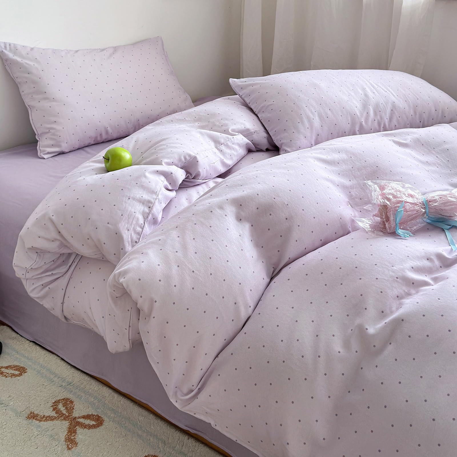 Pink Flower Duvet Cover Twin Chic Floral Print Ruffle Duvet Cover Cotton Lace Comforter Cover Country Style Floral Bedding Set Romantic Ruffle Comforter Cover Flower Bedding Cover with 2 Pillowcases