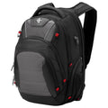 Swissdigital Design Travel Backpack for Women or Men, TSA Friendly USB Charging RFID Protection Business Carry on Bag Fits 15.6" Laptop Backpack Black | J14-BR