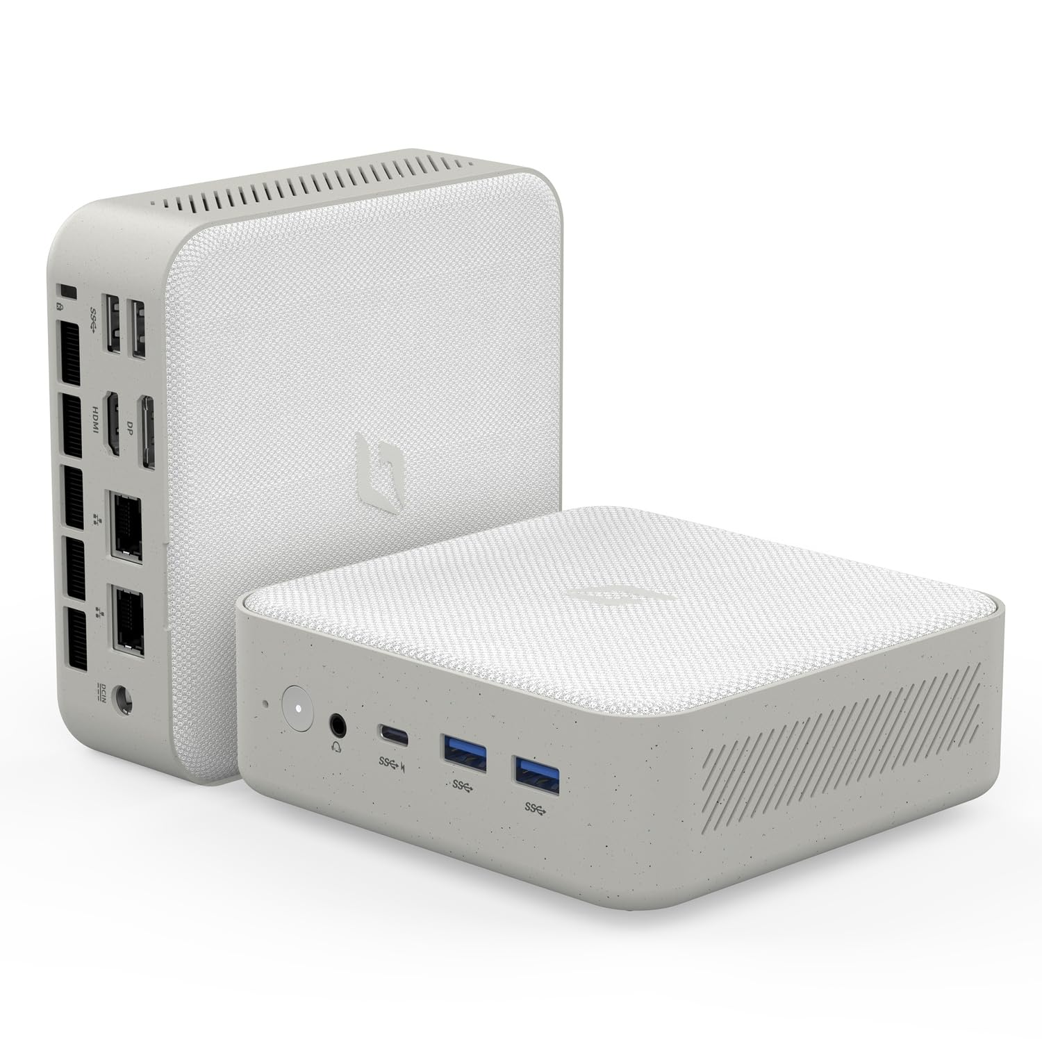 CyberGeek Nano J1 Linux Mini PC, Intel N5095A Quad-Core, 4GB RAM, 128GB PCIe SSD, 4K Dual Display, WiFi, Type-C, RJ45, VESA, Ubuntu OS