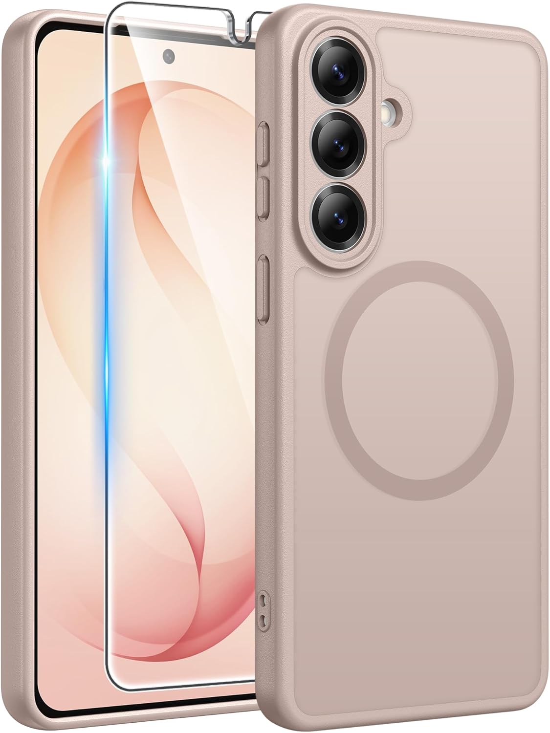 FNTCASE for iPhone 17 Case: [Compatible with Magsafe] Translucent Matte Cases with [Full Camera Protection] [Screen Protector] Military Grade Shockproof Protective Phone Cover - Light Purple