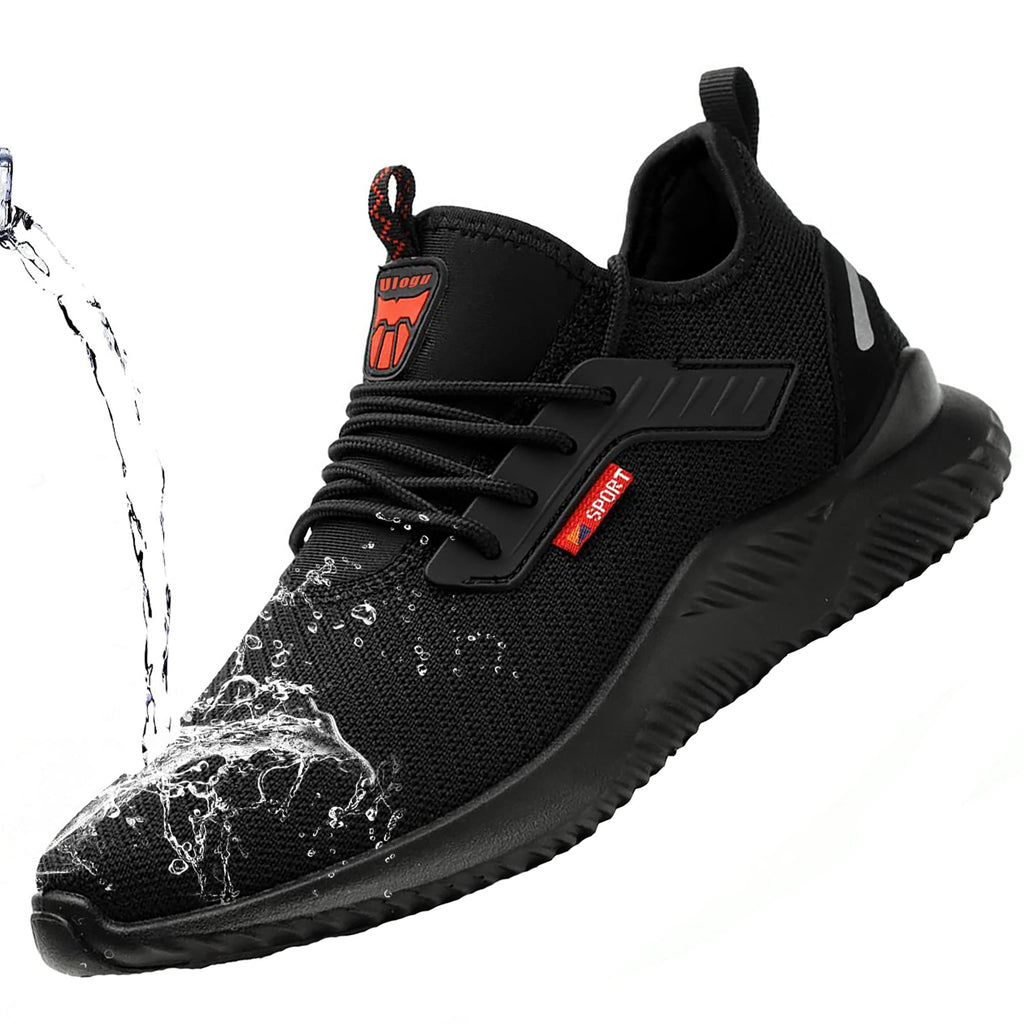 ulogu Steel Toe Shoes for Men Women Waterproof Non Slip Safety Work Shoes